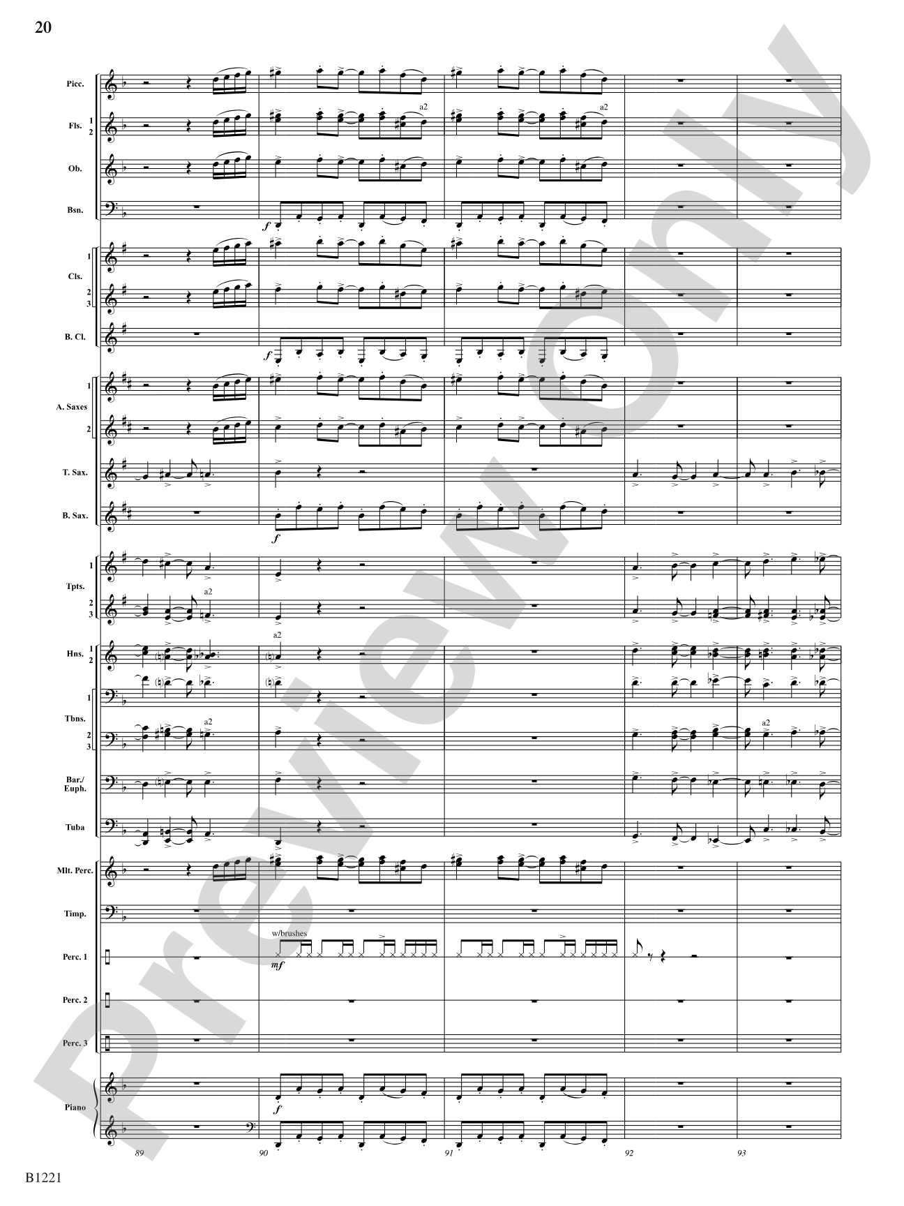 Celestial Legend: Concert Band Conductor Score & Parts