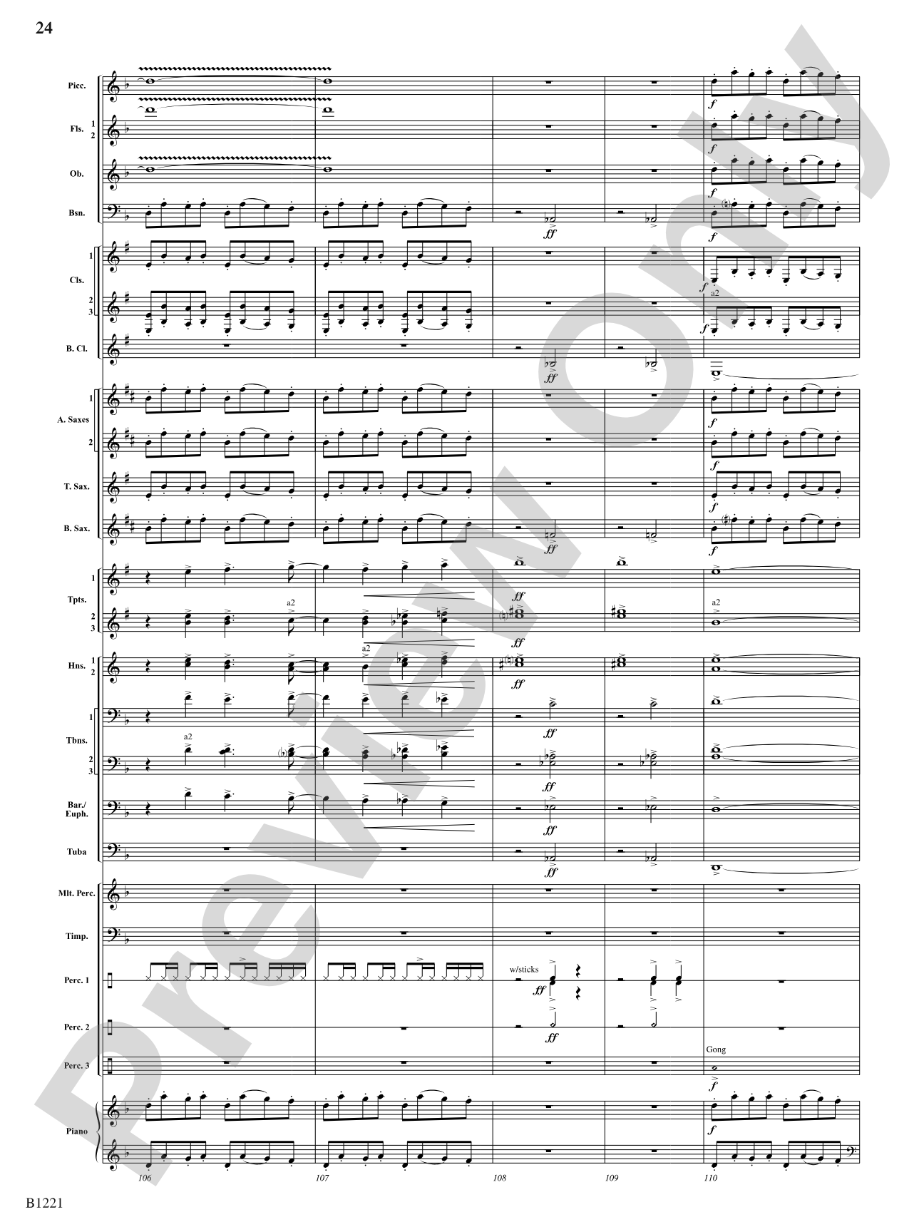 Celestial Legend: Concert Band Conductor Score & Parts