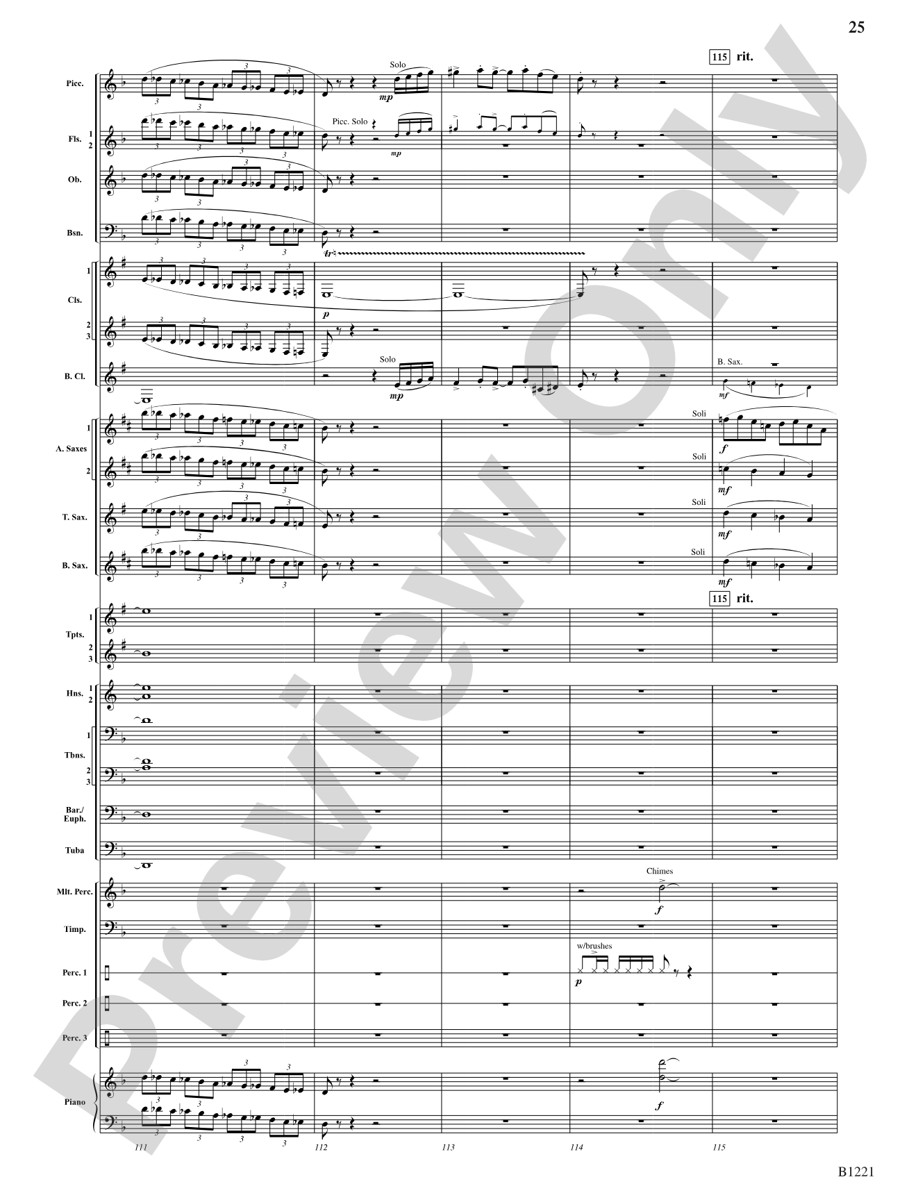 Celestial Legend: Concert Band Conductor Score & Parts