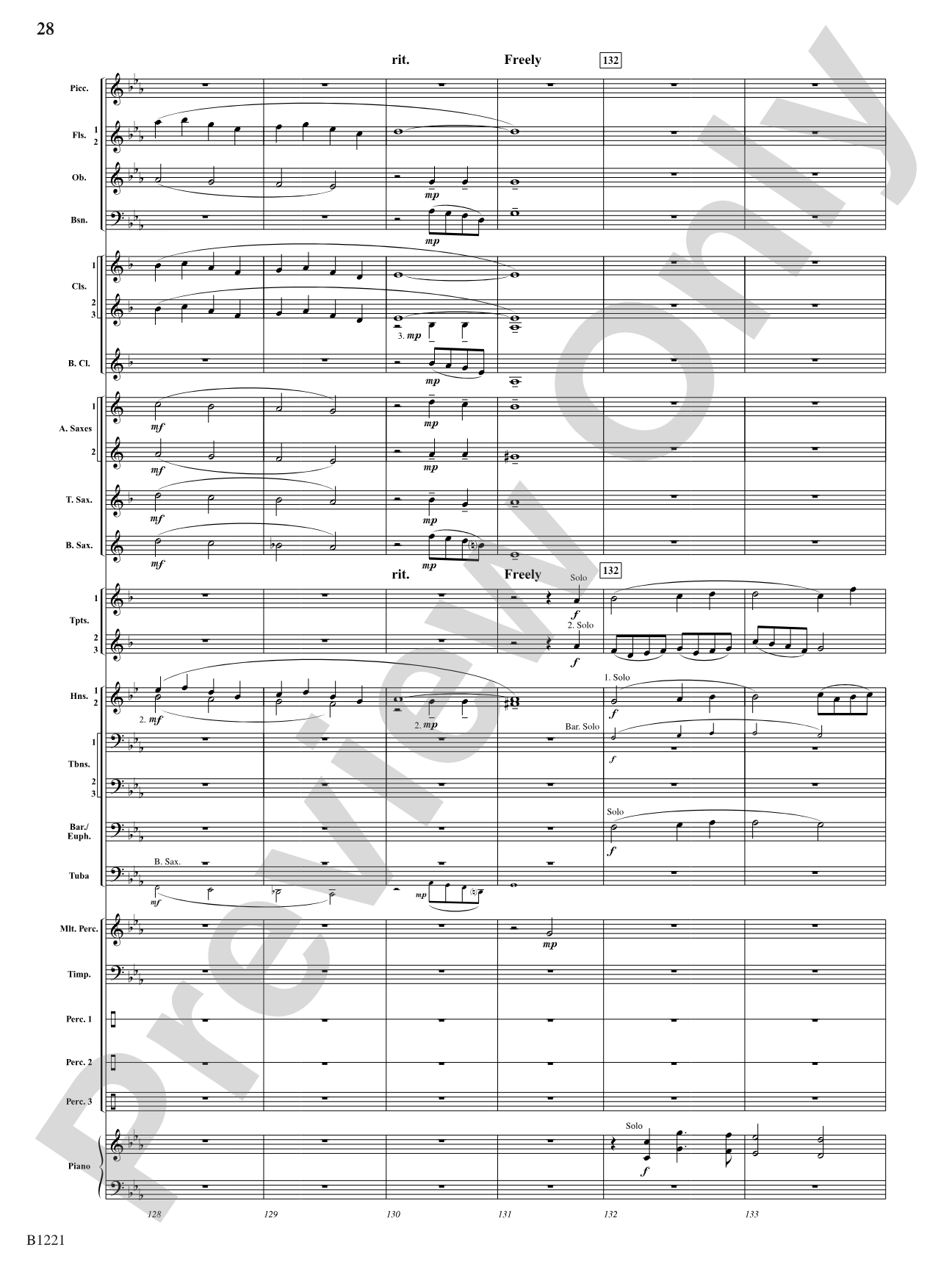 Celestial Legend: Concert Band Conductor Score & Parts