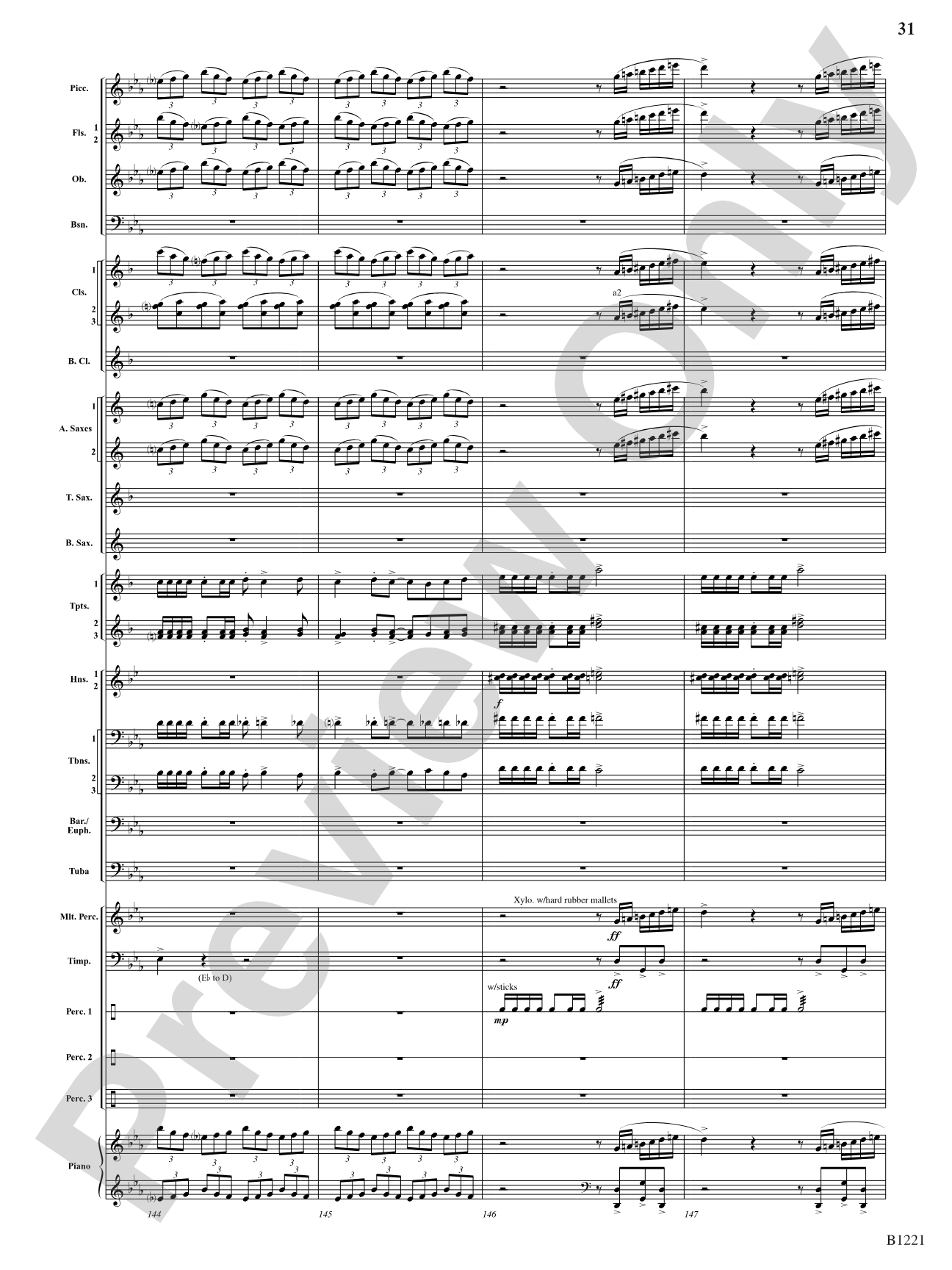 Celestial Legend: Concert Band Conductor Score & Parts