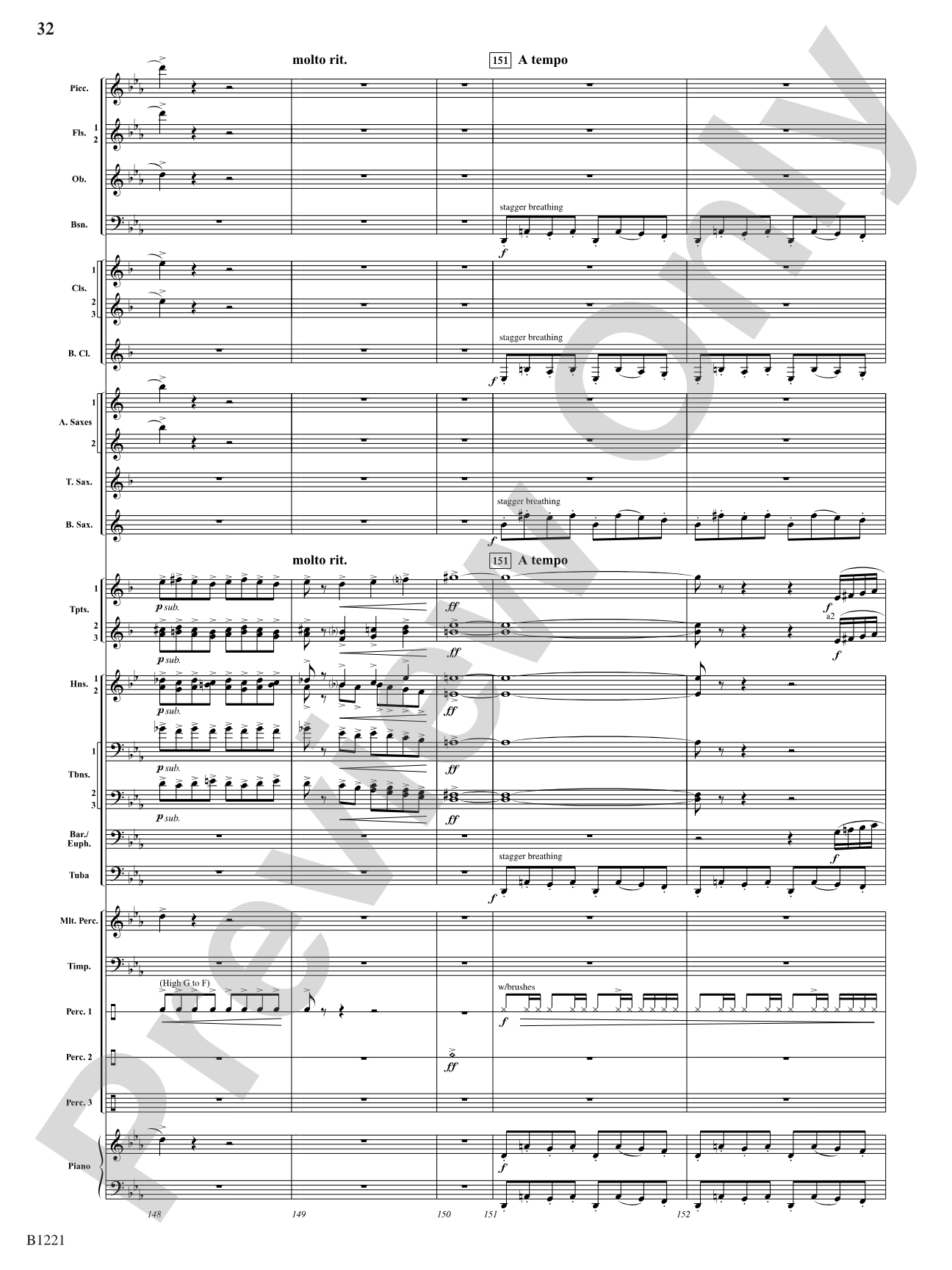 Celestial Legend: Concert Band Conductor Score & Parts