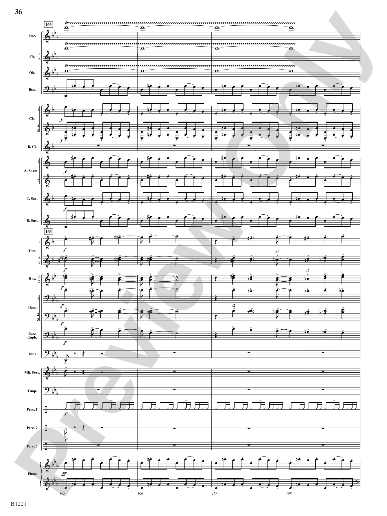 Celestial Legend: Concert Band Conductor Score & Parts