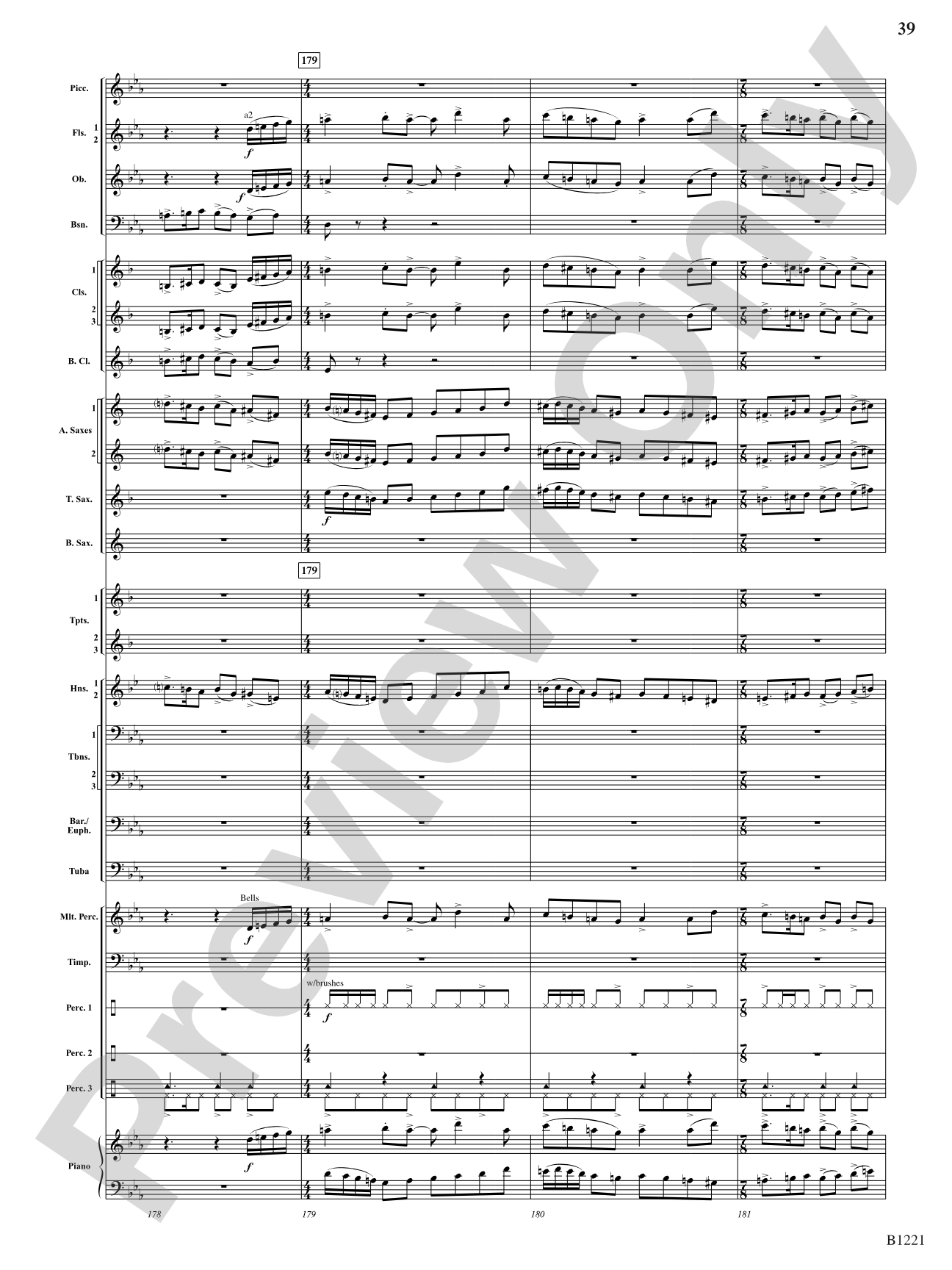 Celestial Legend: Concert Band Conductor Score & Parts