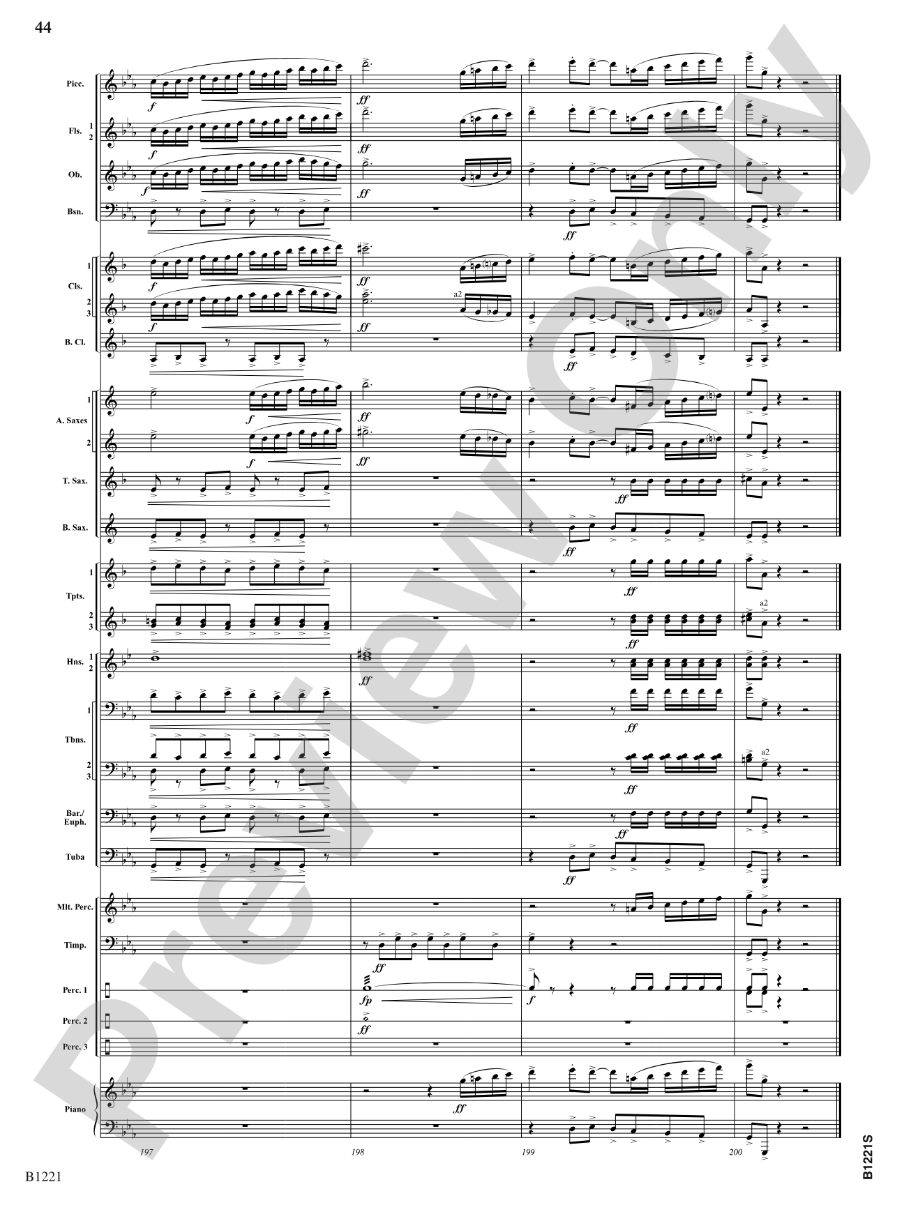 Celestial Legend: Concert Band Conductor Score & Parts
