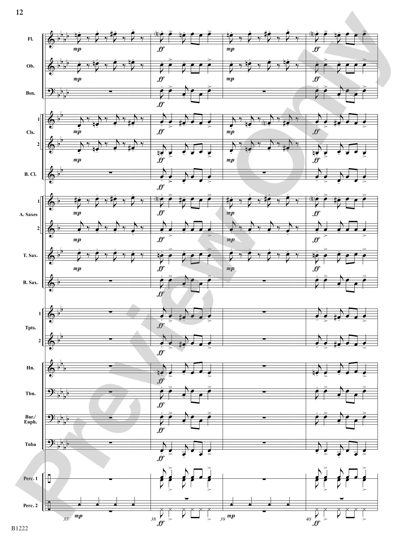 The Happy Hungarian: Concert Band Conductor Score & Parts