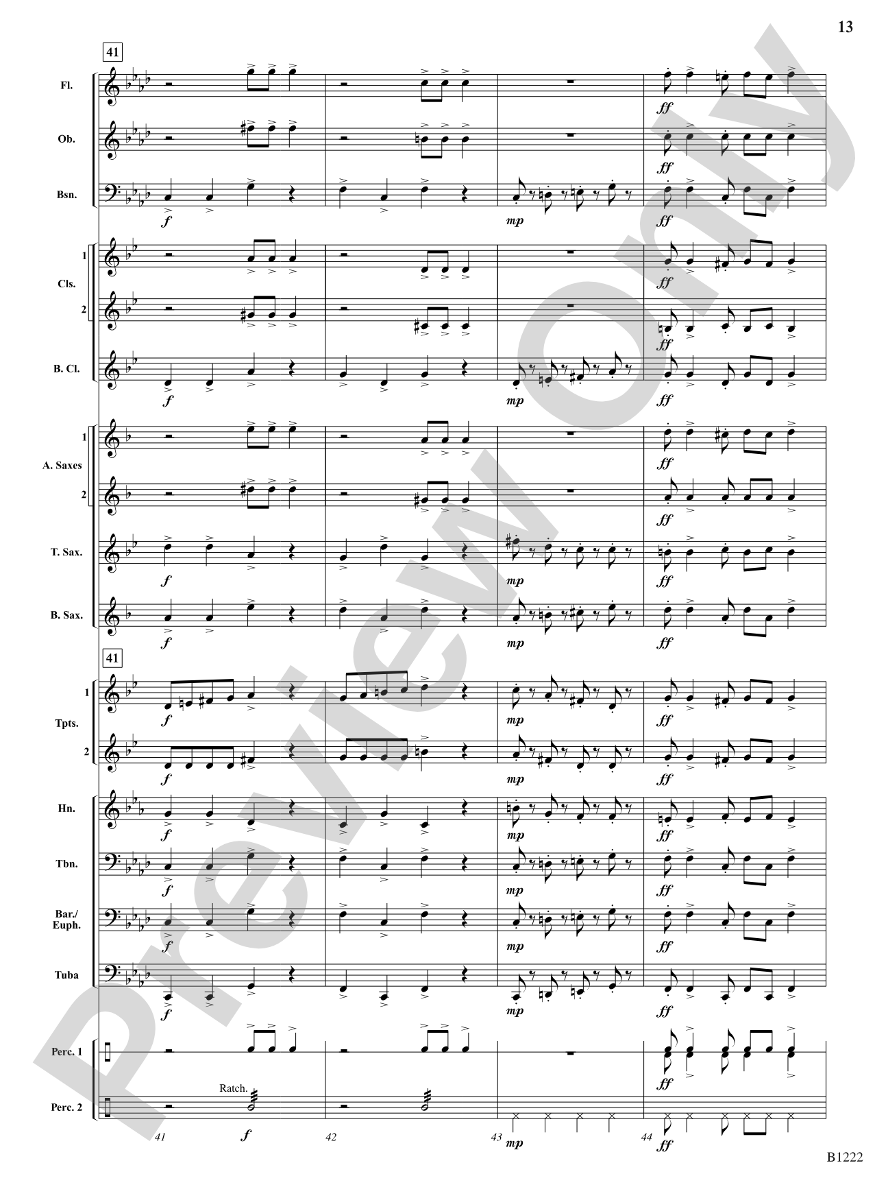 The Happy Hungarian: Concert Band Conductor Score & Parts