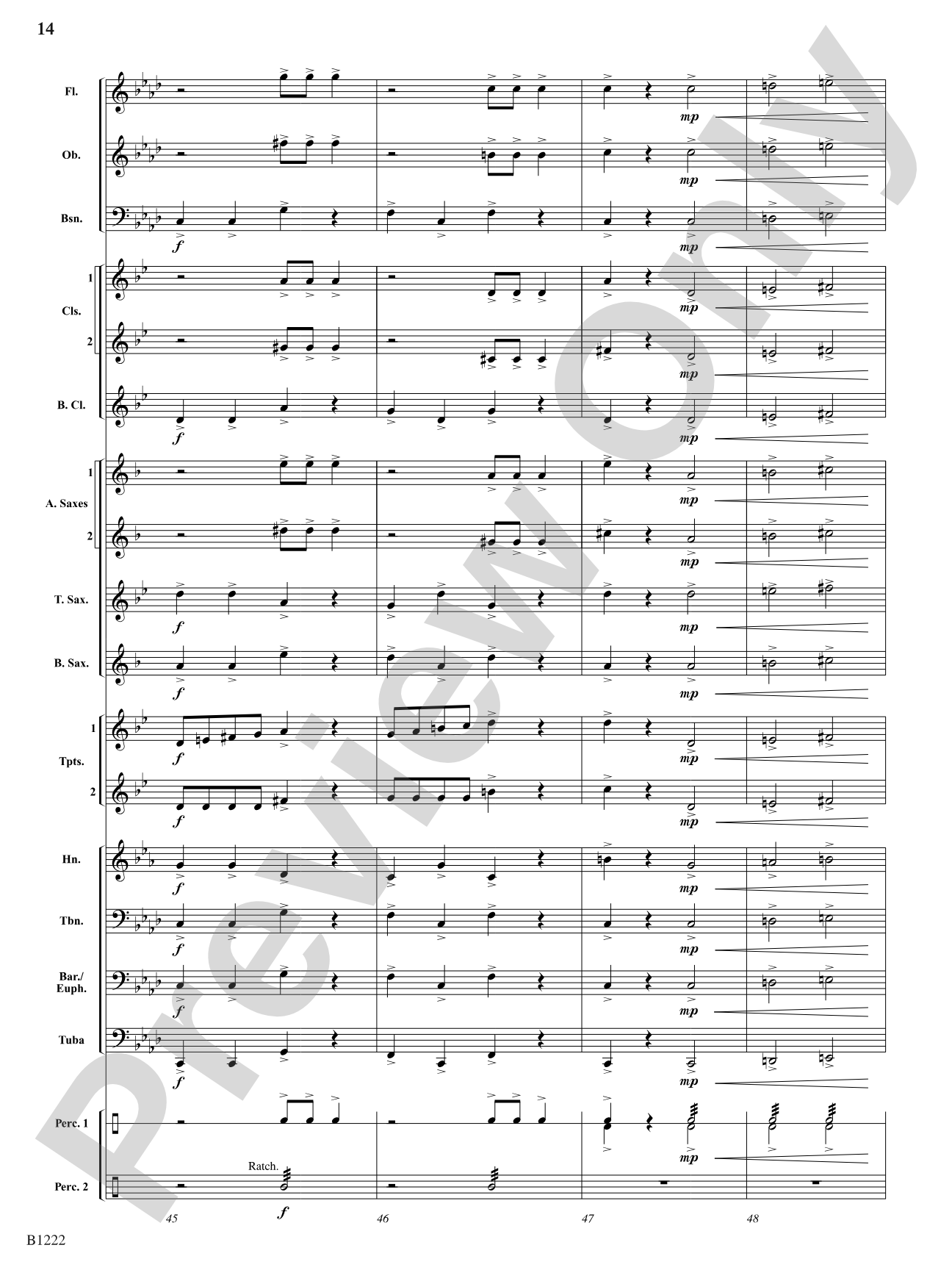The Happy Hungarian: Concert Band Conductor Score & Parts