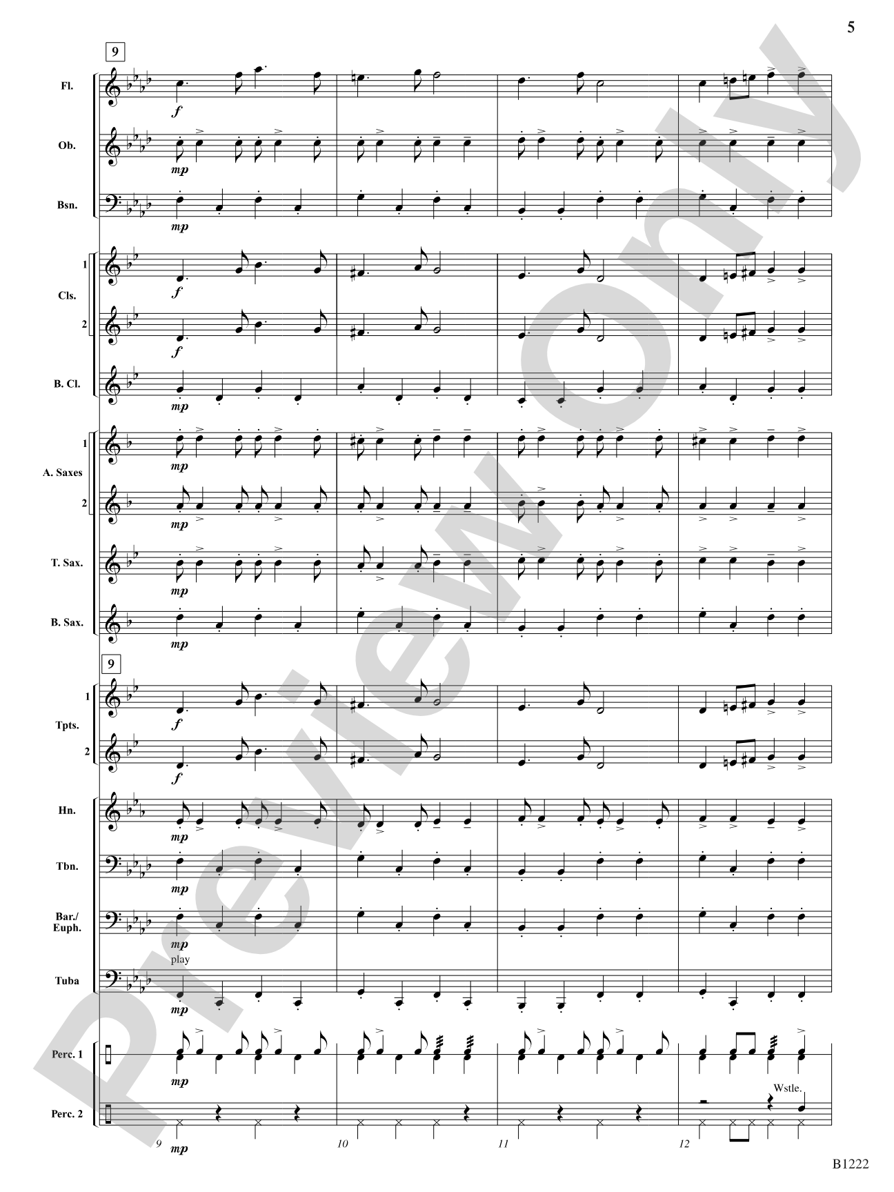 The Happy Hungarian: Concert Band Conductor Score & Parts