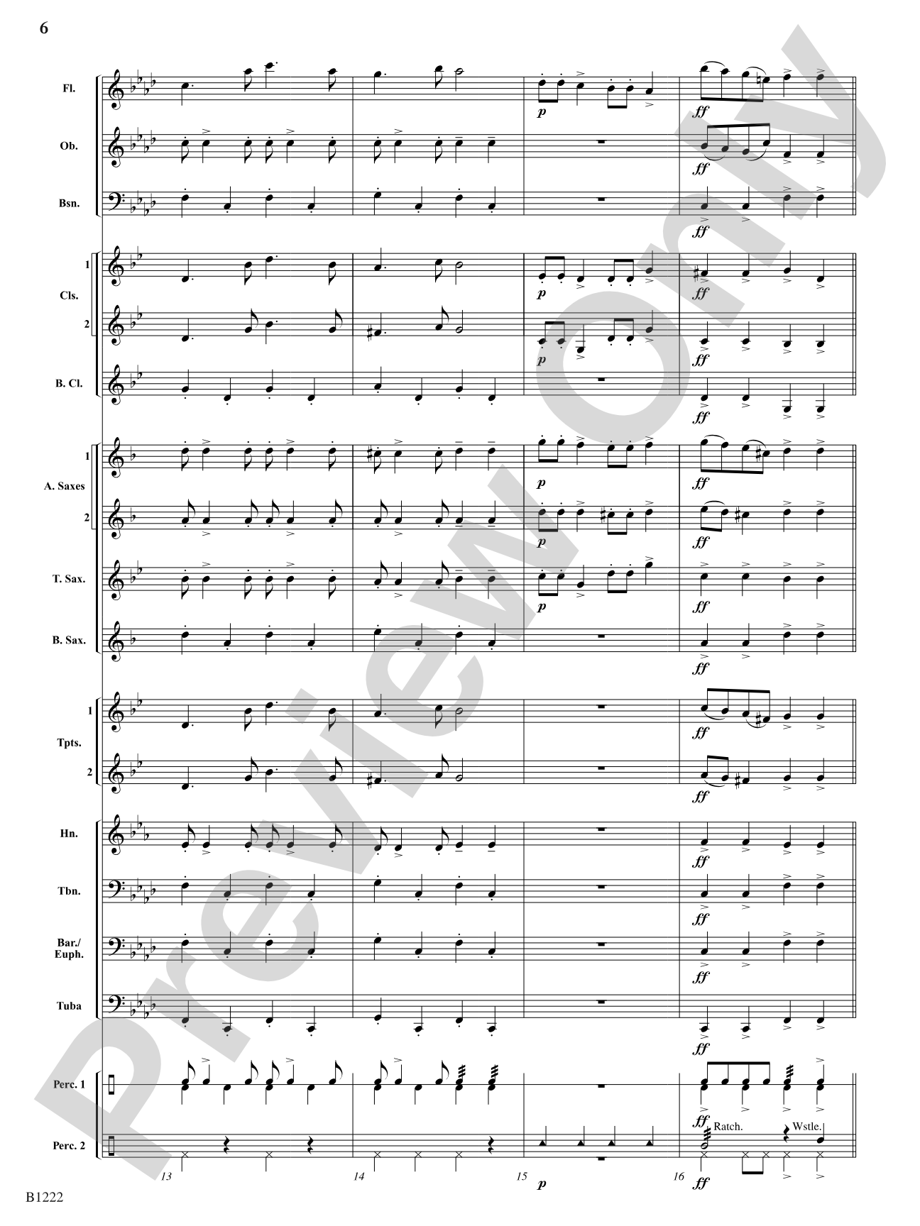 The Happy Hungarian: Concert Band Conductor Score & Parts