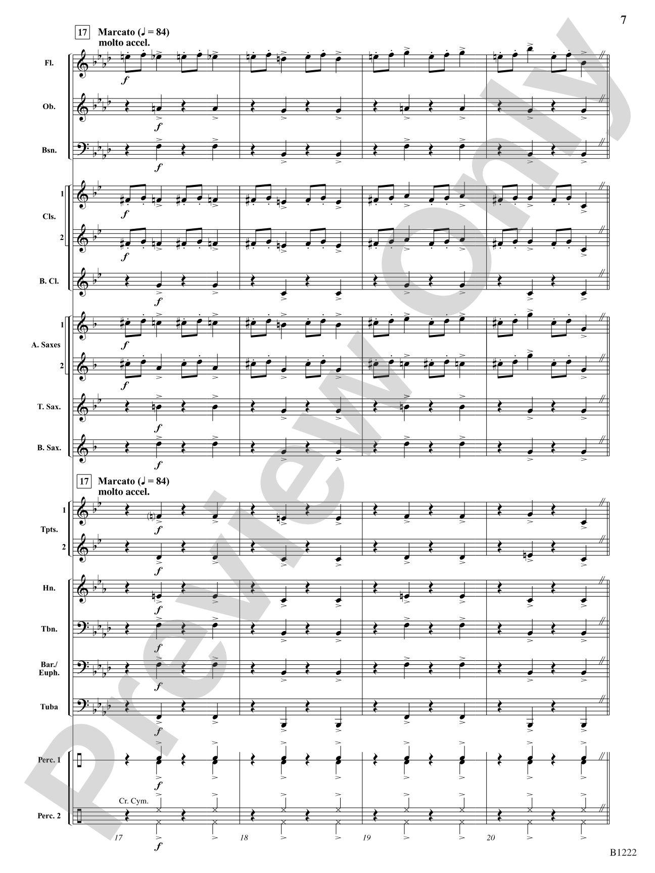 The Happy Hungarian: Concert Band Conductor Score & Parts
