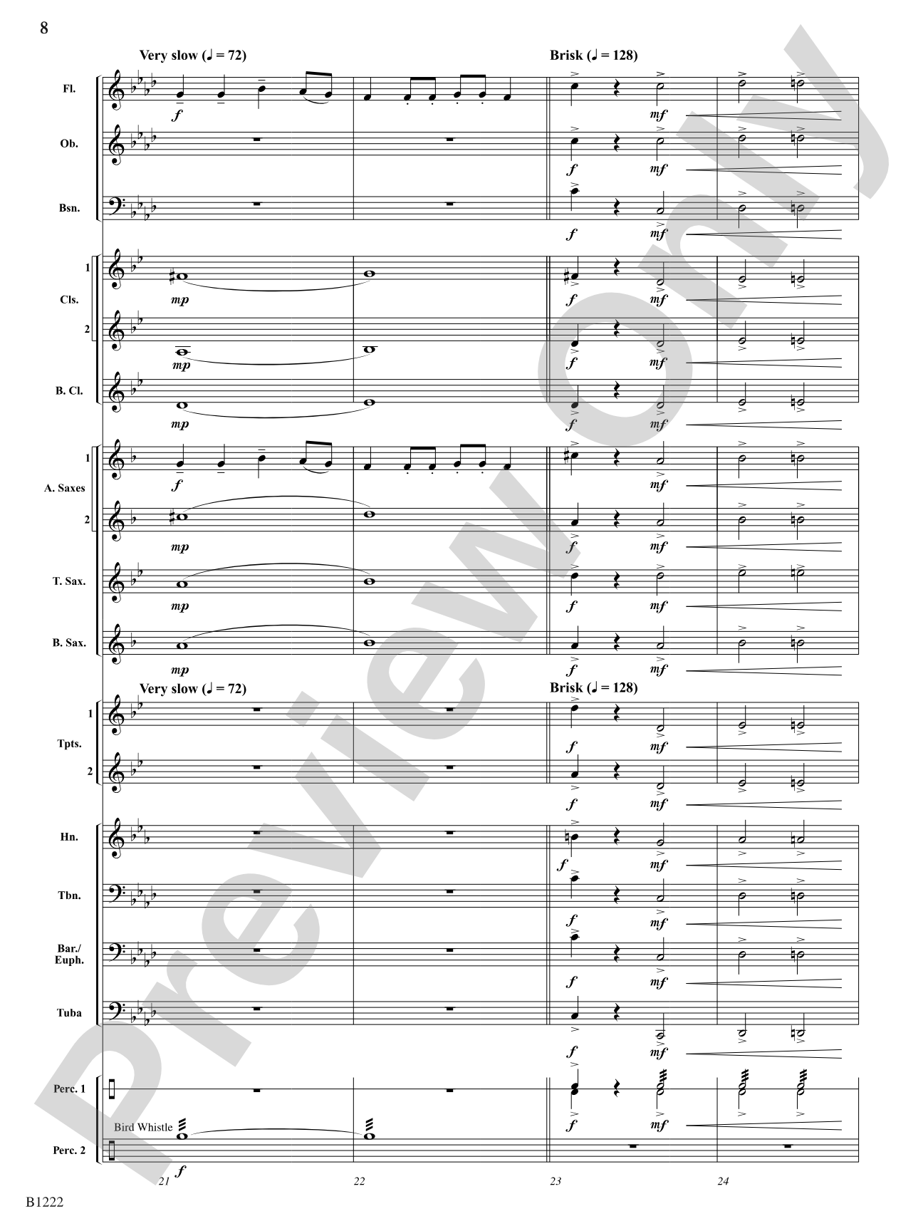 The Happy Hungarian: Concert Band Conductor Score & Parts