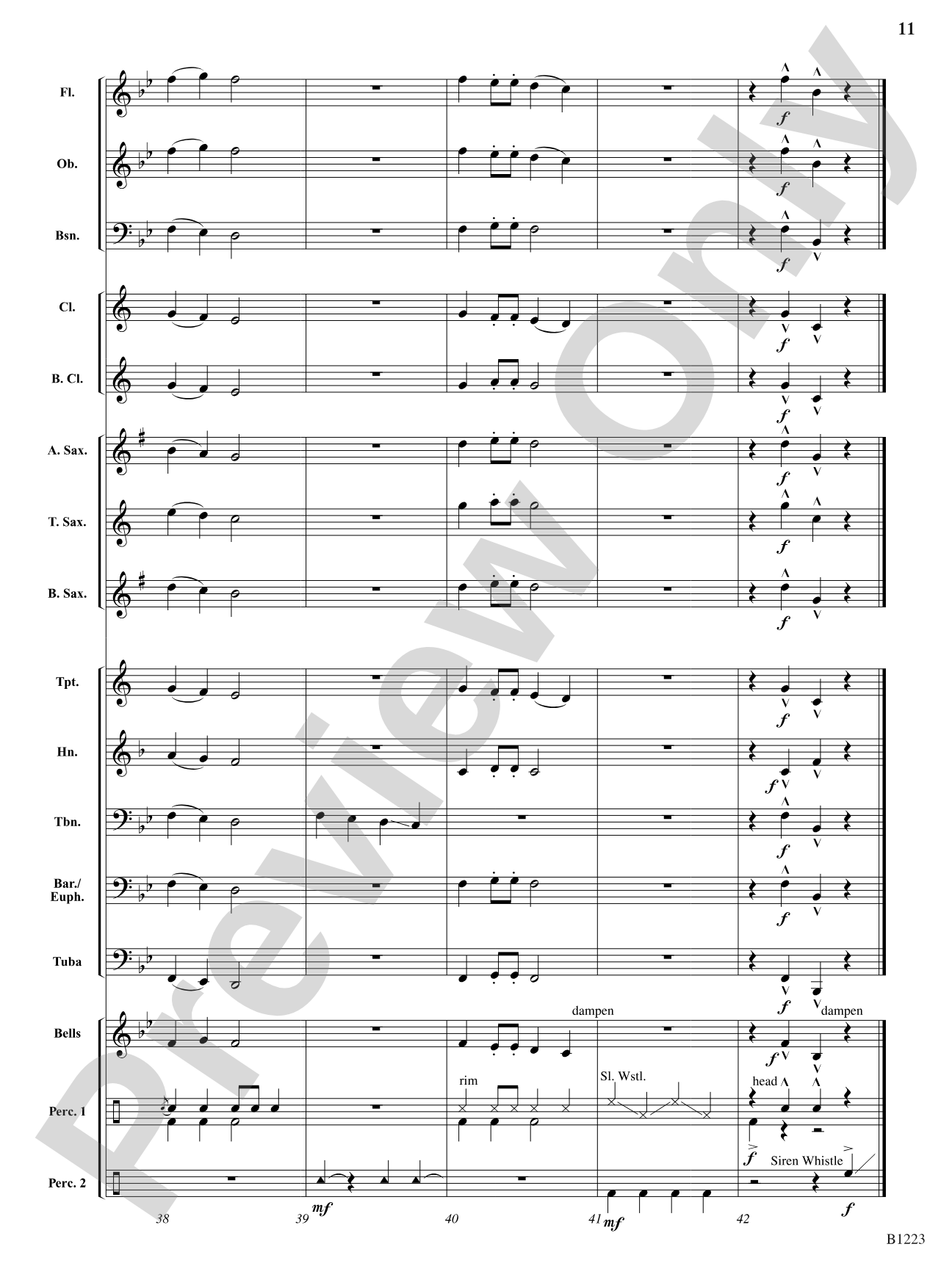 Slideways: Concert Band Conductor Score & Parts