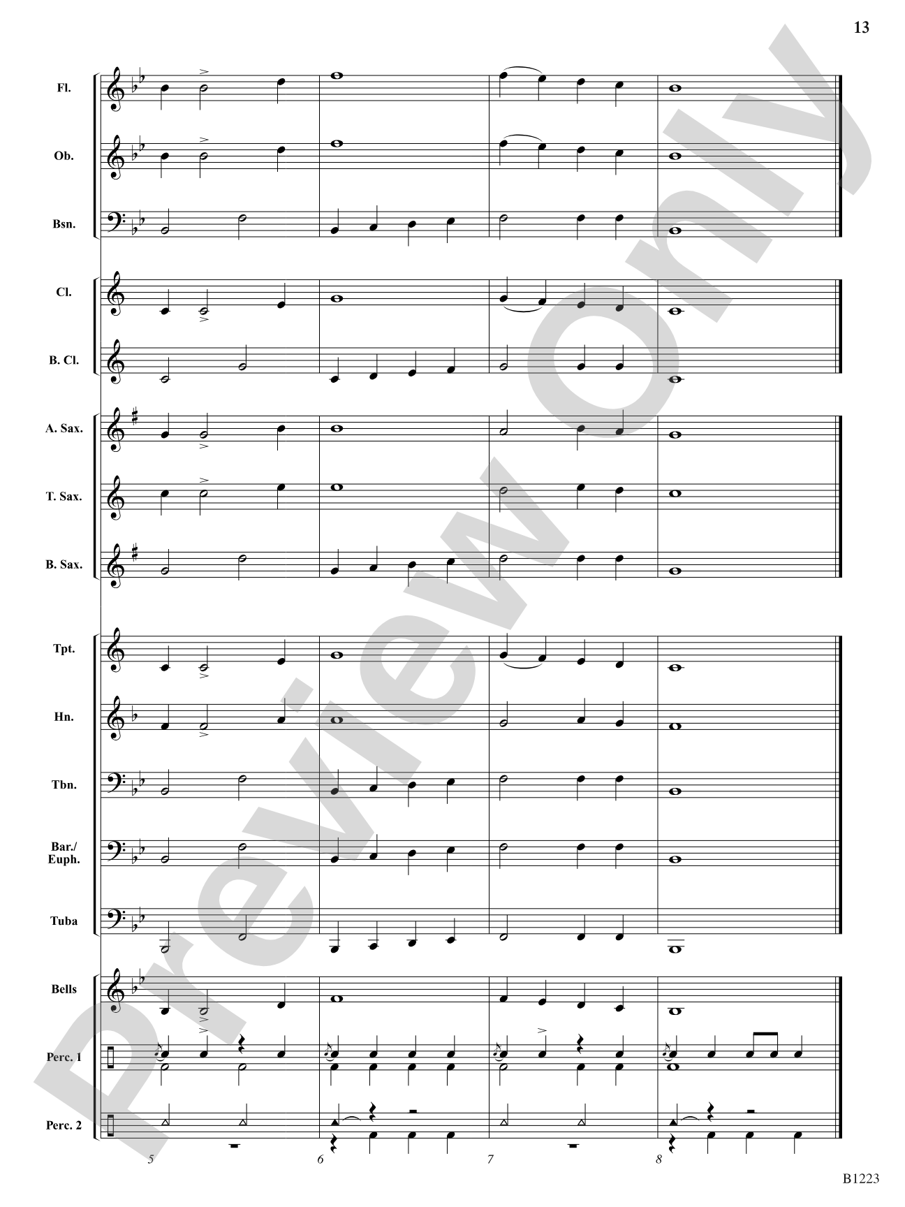 Slideways: Concert Band Conductor Score & Parts