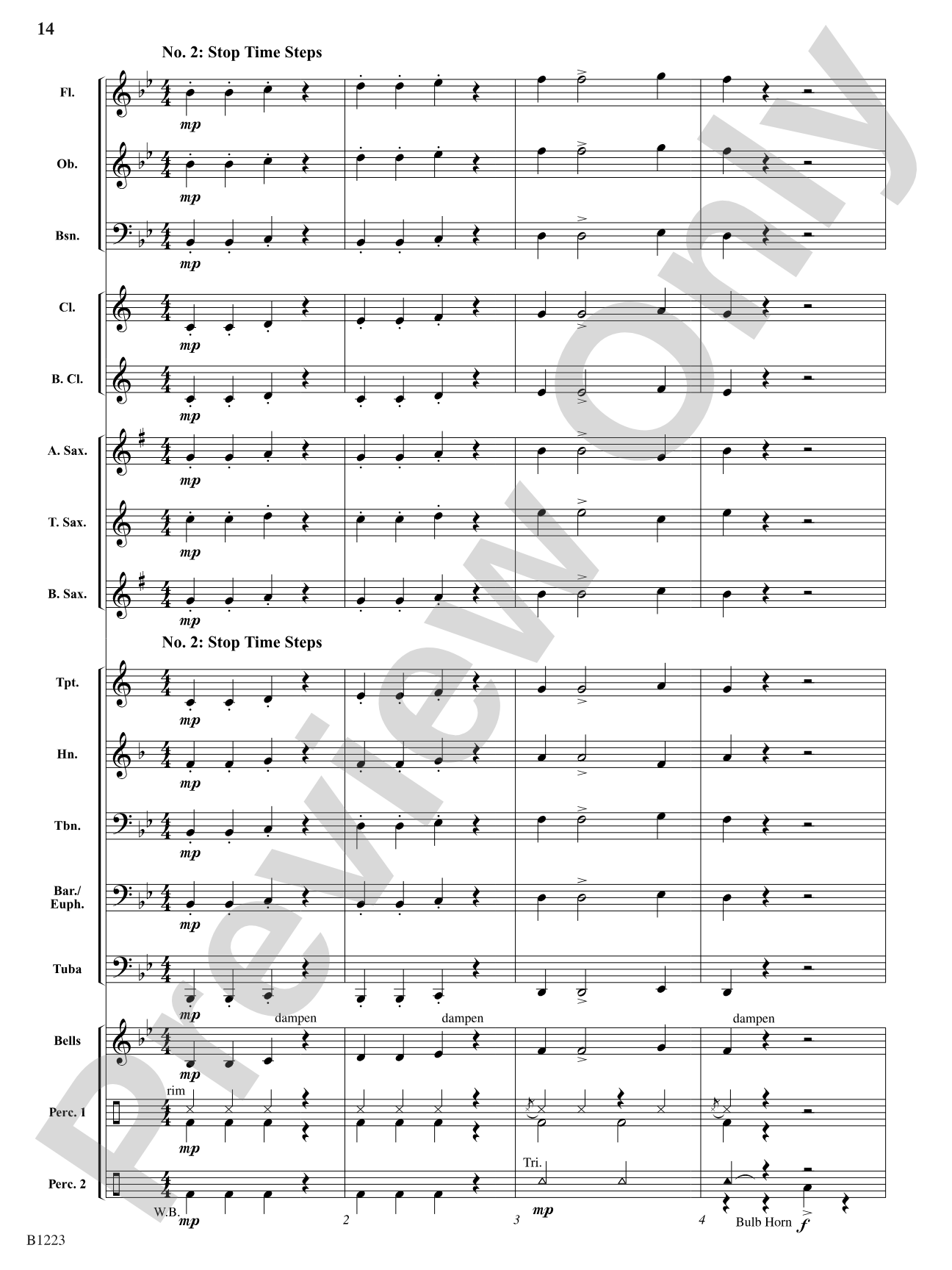 Slideways: Concert Band Conductor Score & Parts