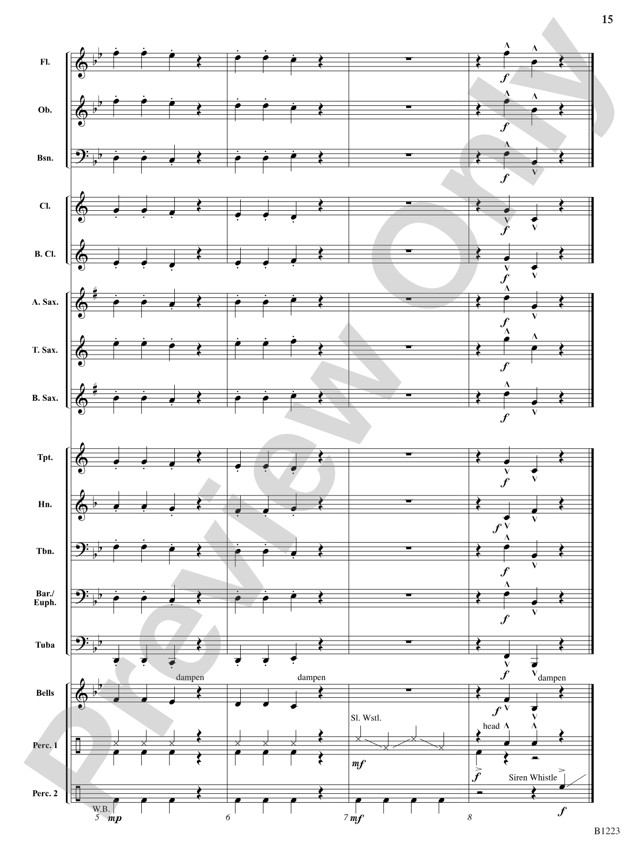 Slideways: Concert Band Conductor Score & Parts