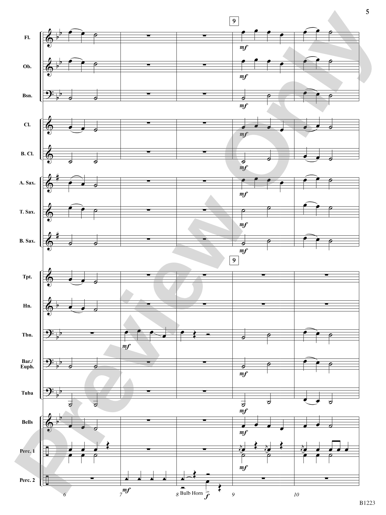 Slideways: Concert Band Conductor Score & Parts