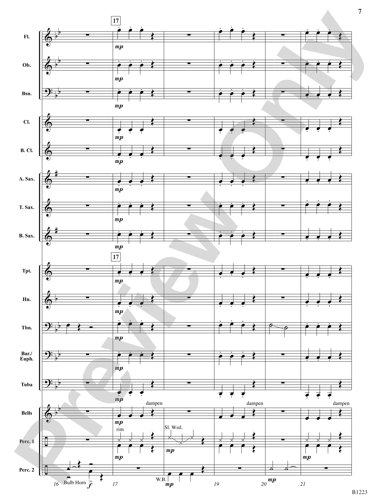 Slideways: Concert Band Conductor Score & Parts