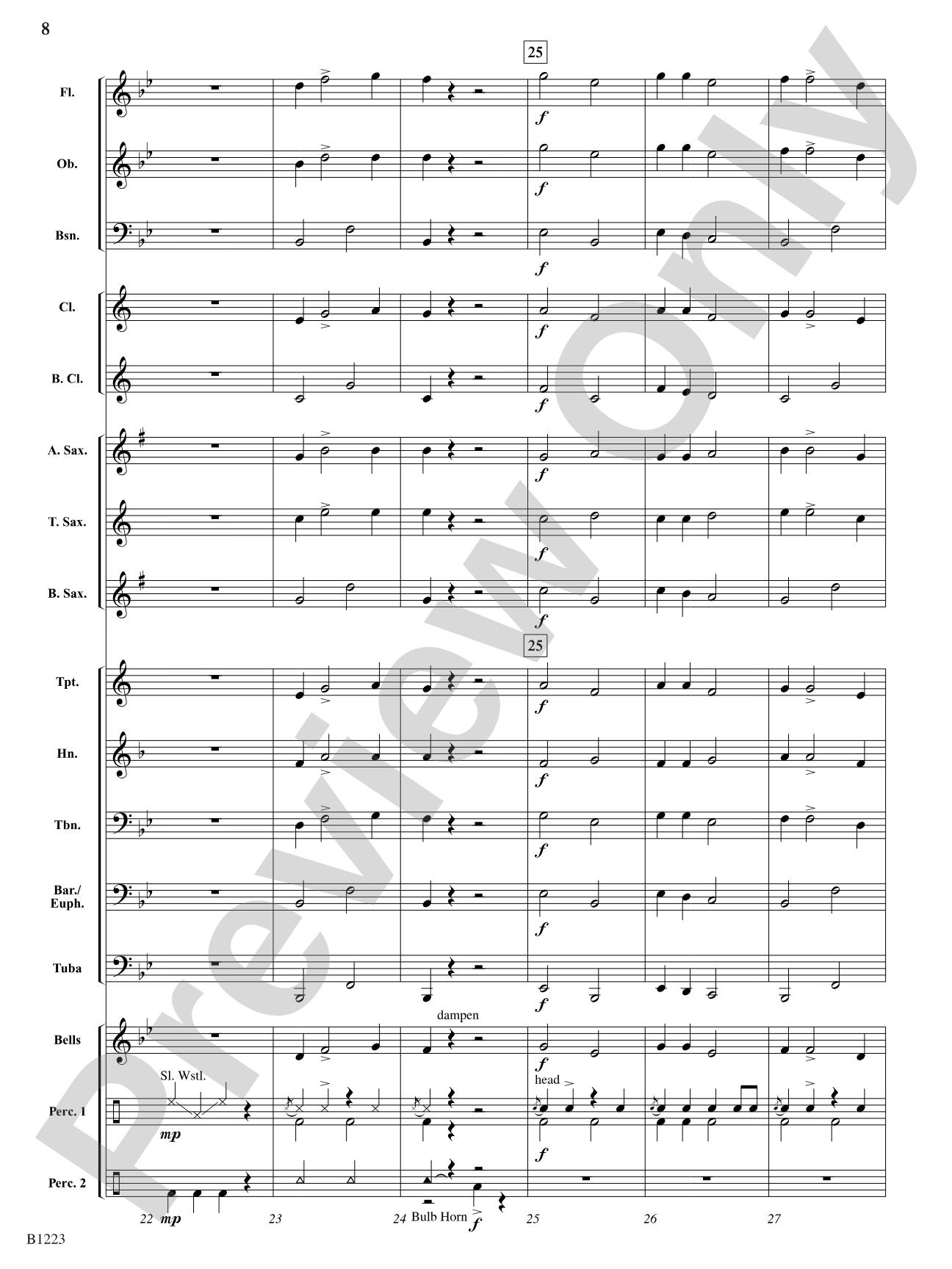 Slideways: Concert Band Conductor Score & Parts