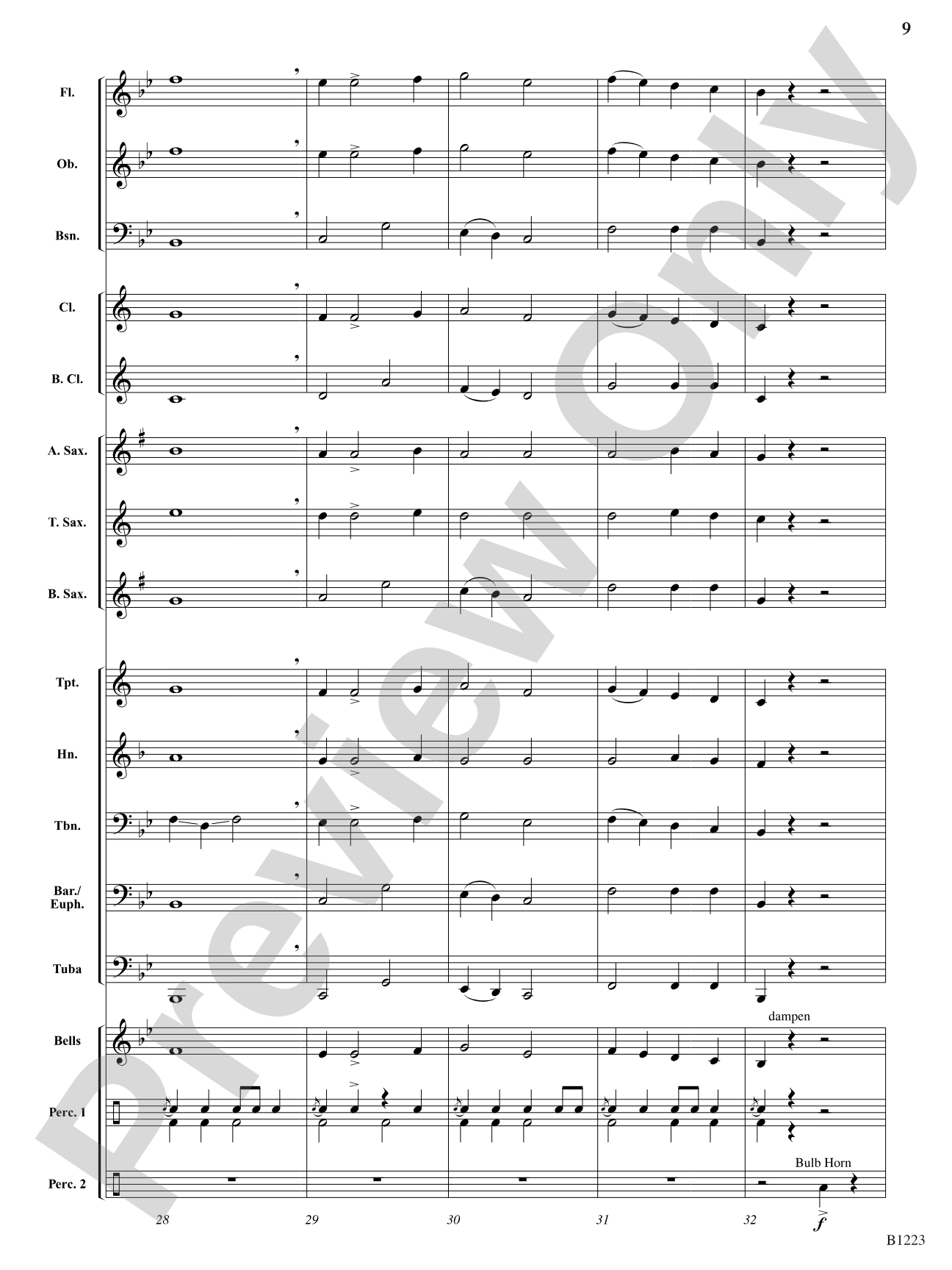 Slideways: Concert Band Conductor Score & Parts