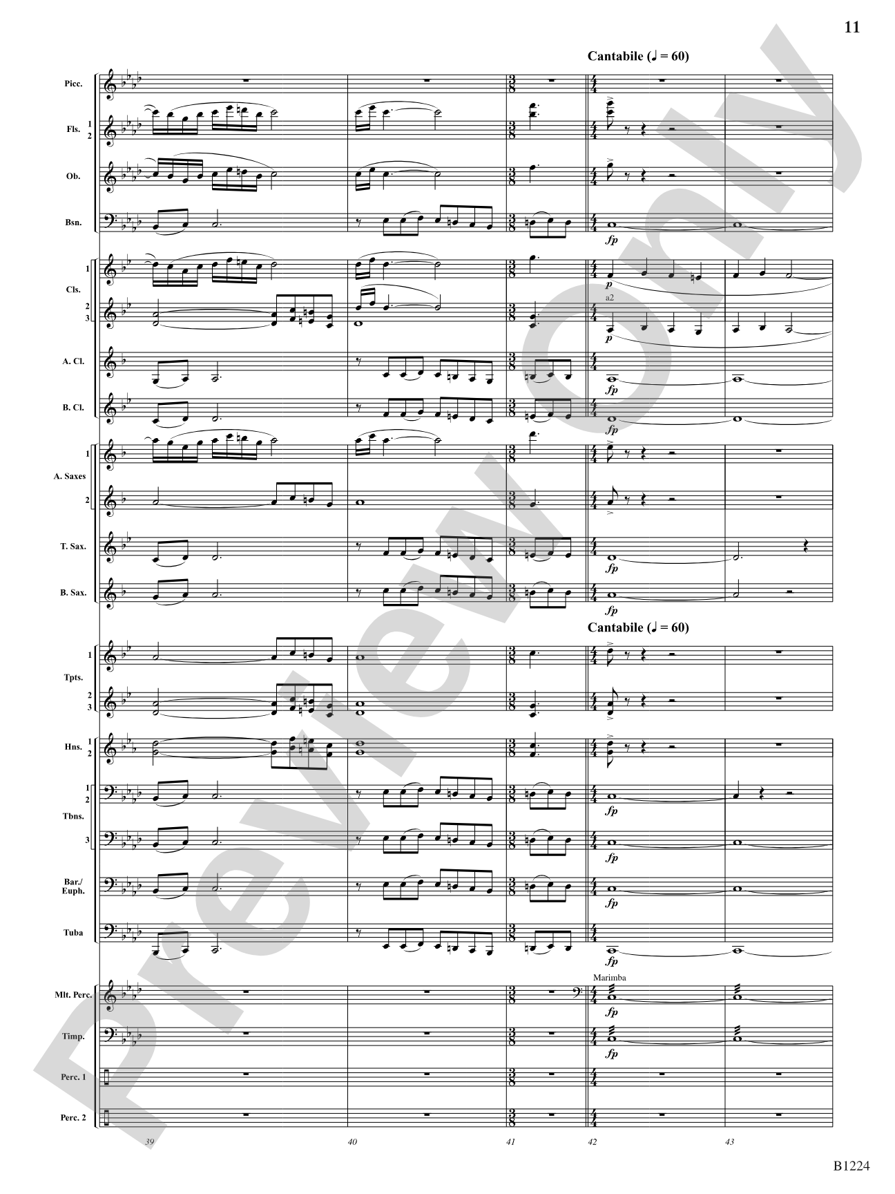 Dies Irae: Concert Band Conductor Score & Parts