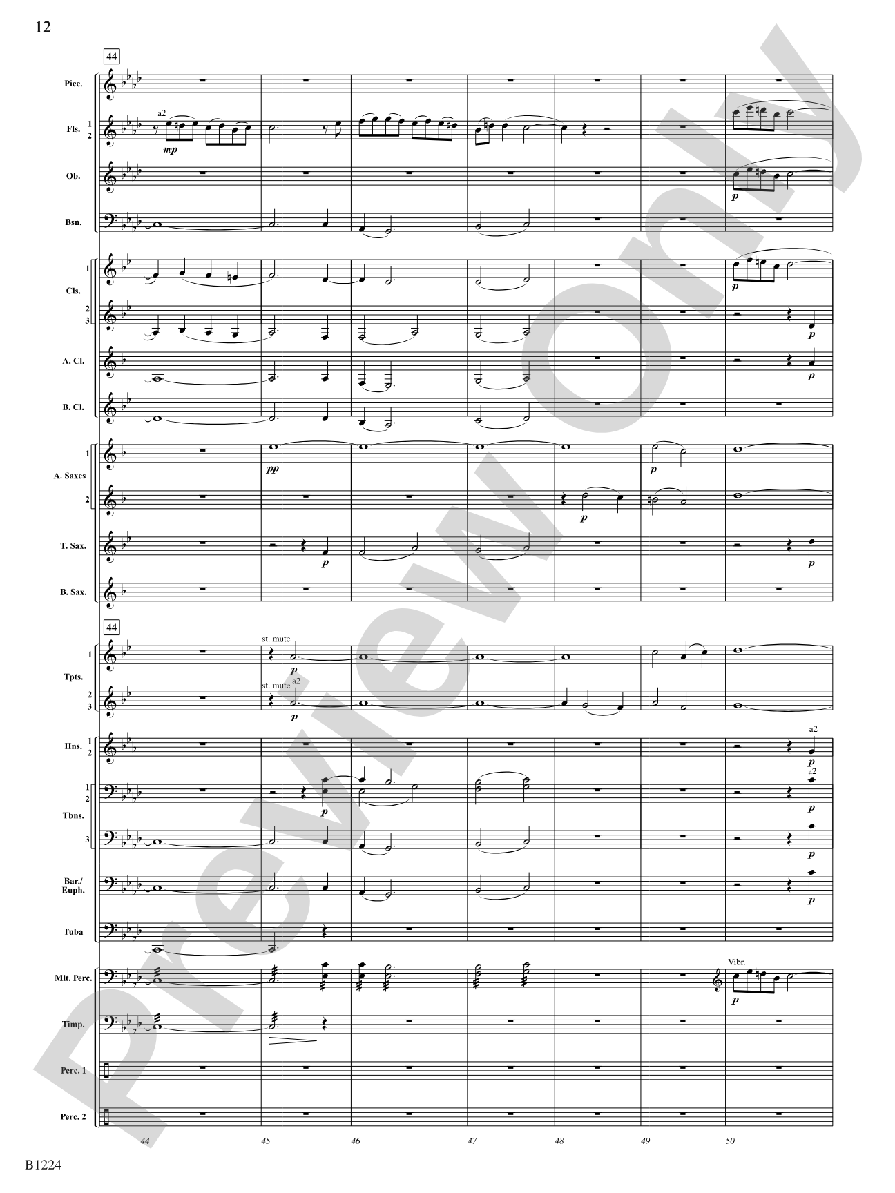 Dies Irae: Concert Band Conductor Score & Parts