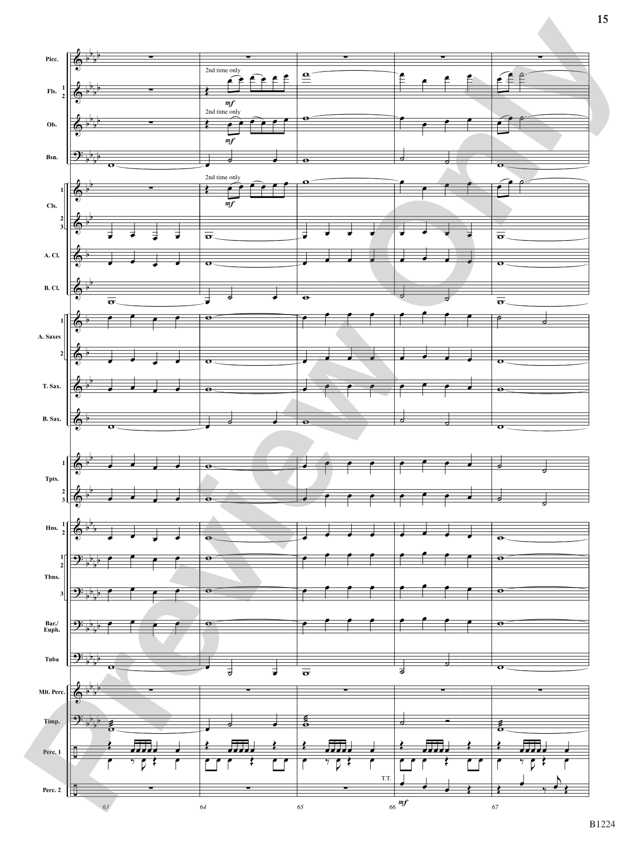 Dies Irae: Concert Band Conductor Score & Parts