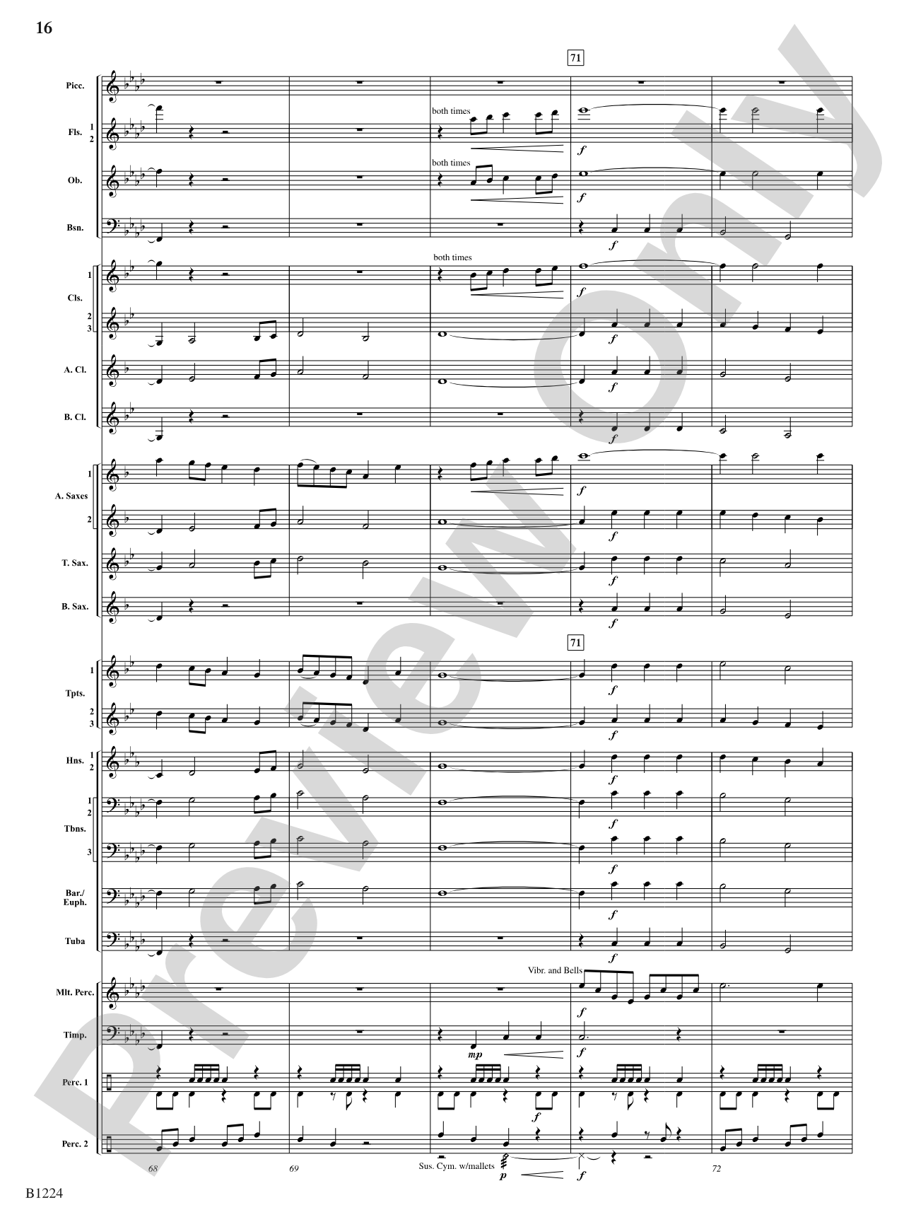 Dies Irae: Concert Band Conductor Score & Parts