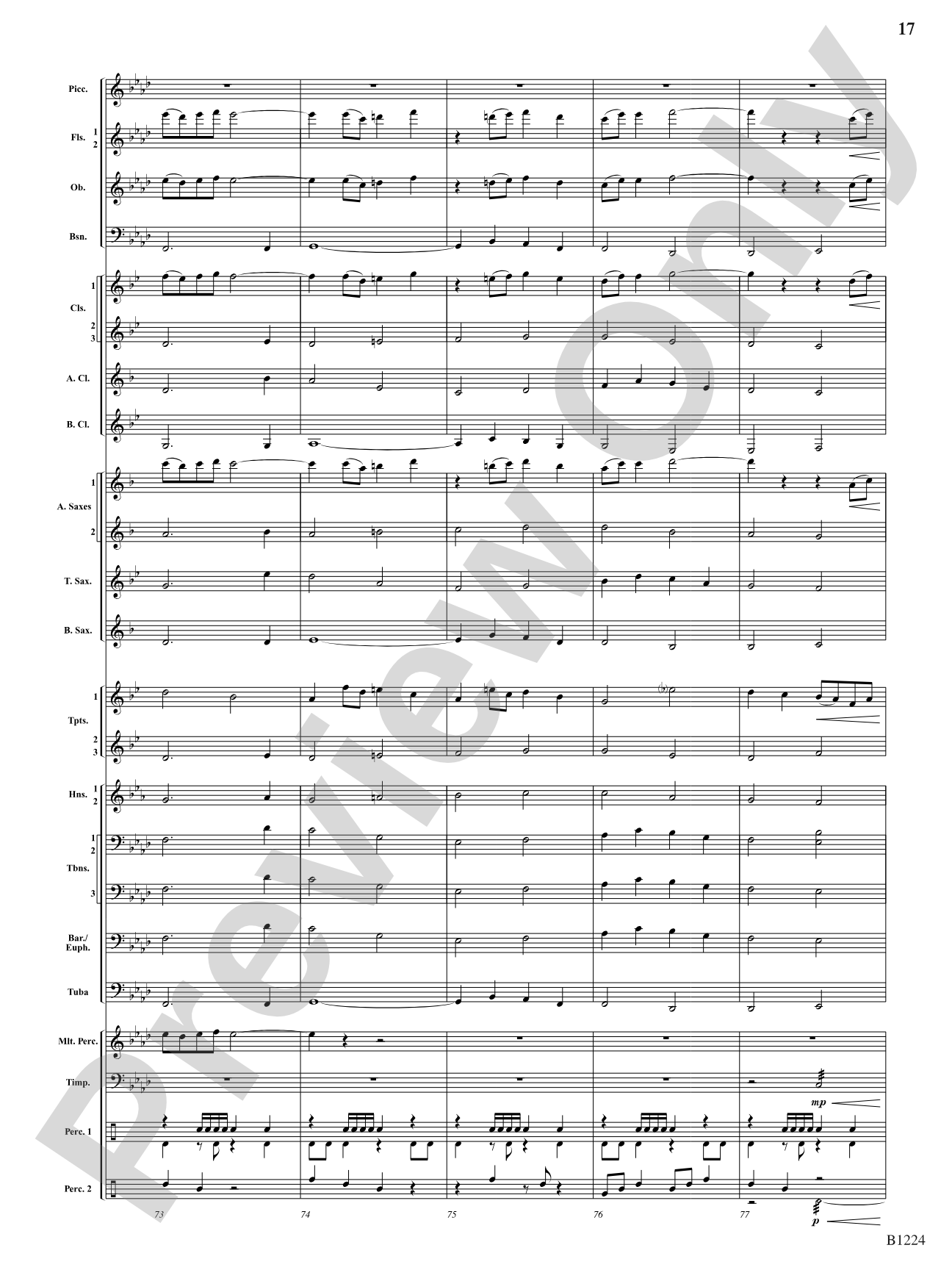 Dies Irae: Concert Band Conductor Score & Parts