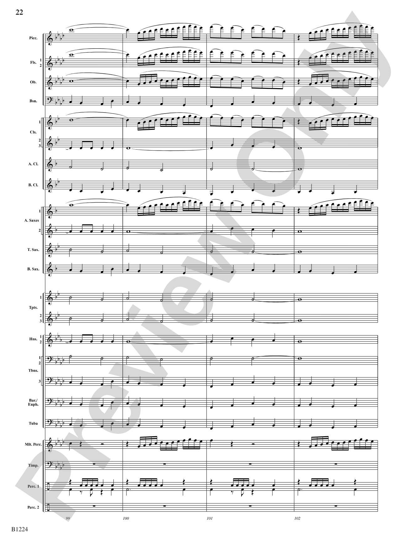 Dies Irae: Concert Band Conductor Score & Parts