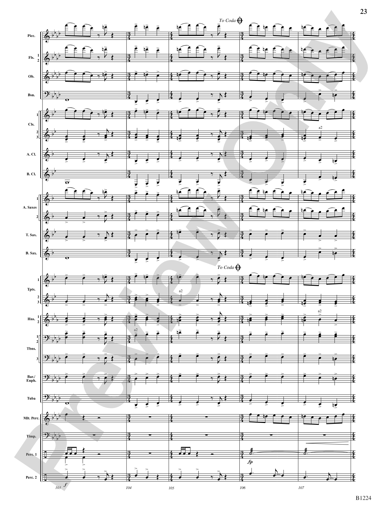 Dies Irae: Concert Band Conductor Score & Parts