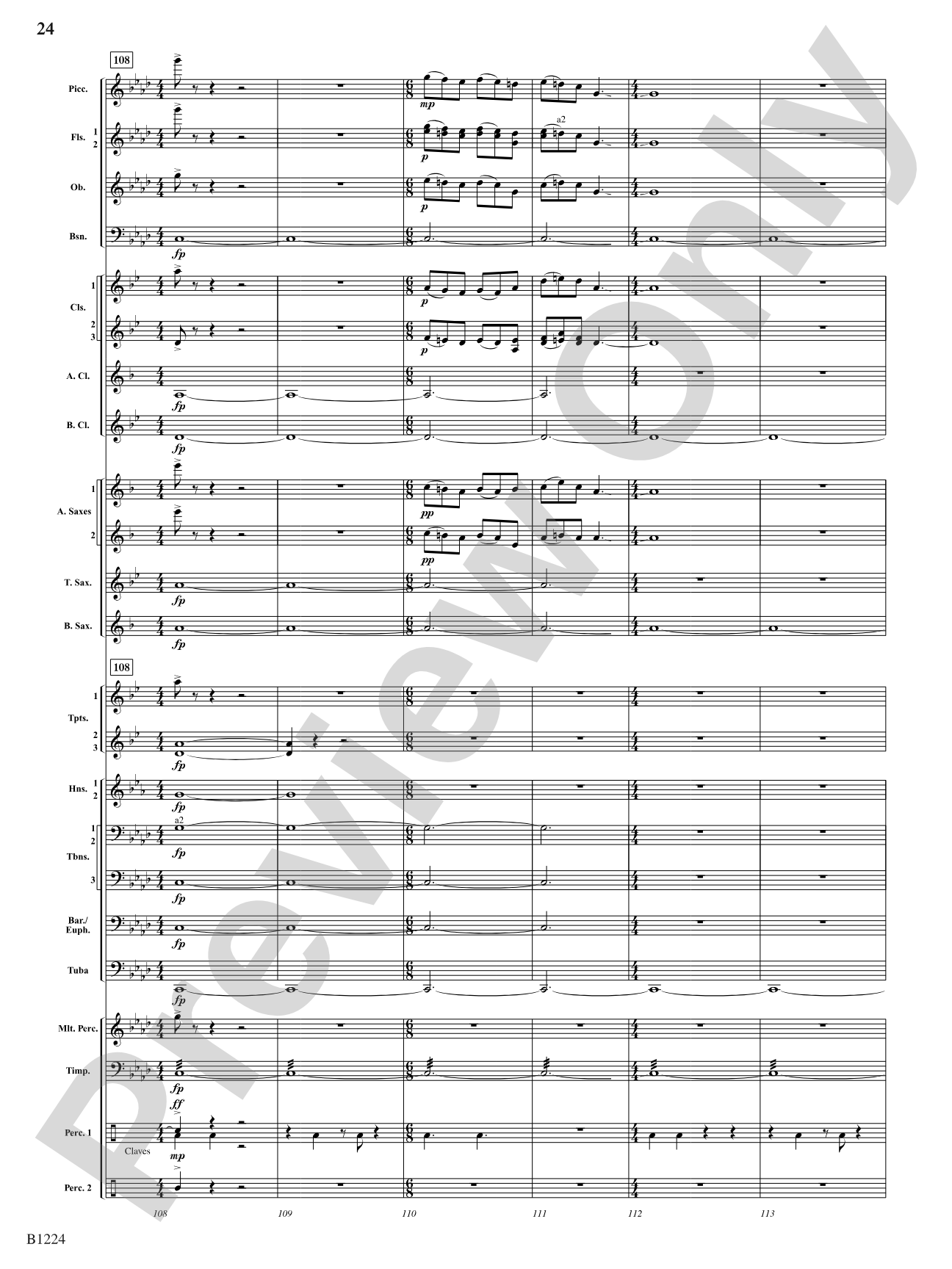 Dies Irae: Concert Band Conductor Score & Parts