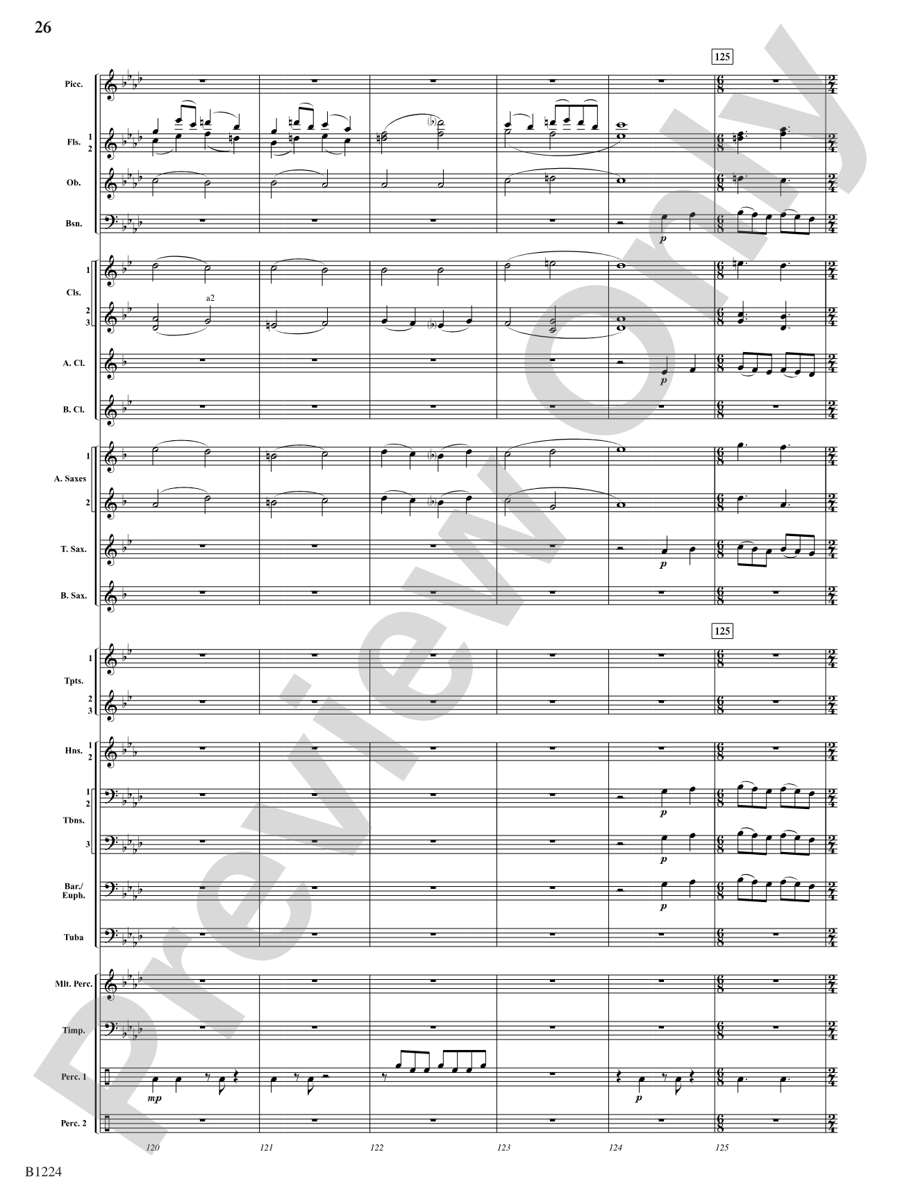 Dies Irae: Concert Band Conductor Score & Parts