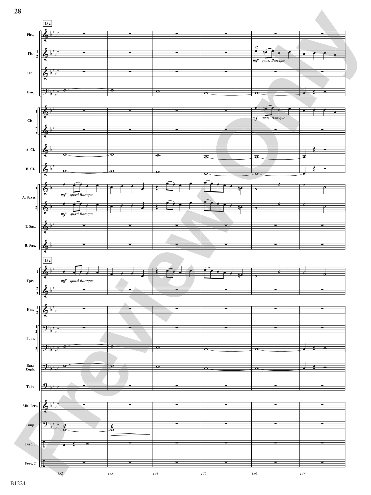 Dies Irae: Concert Band Conductor Score & Parts