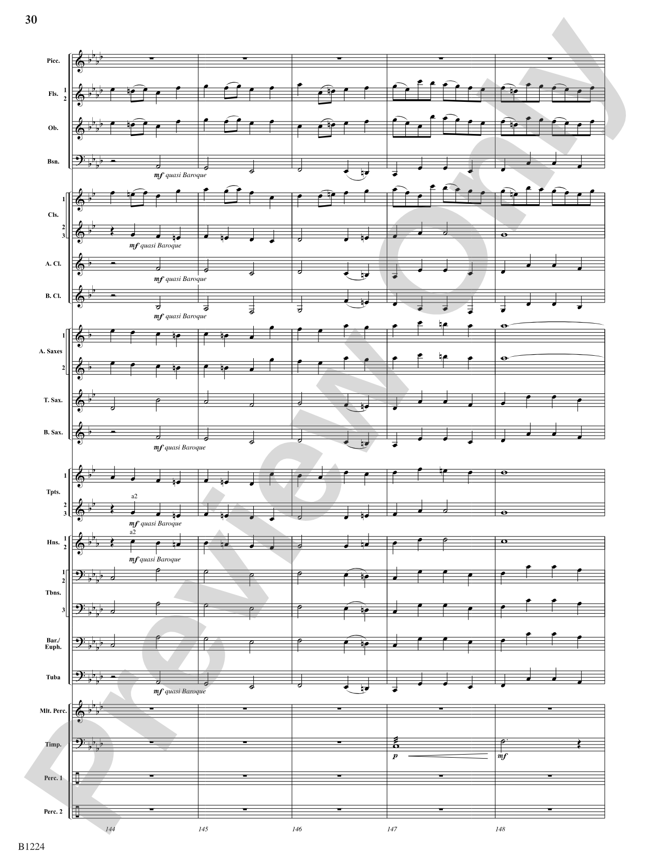 Dies Irae: Concert Band Conductor Score & Parts
