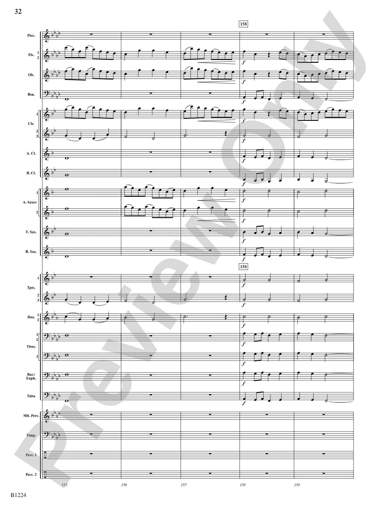 Dies Irae: Concert Band Conductor Score & Parts