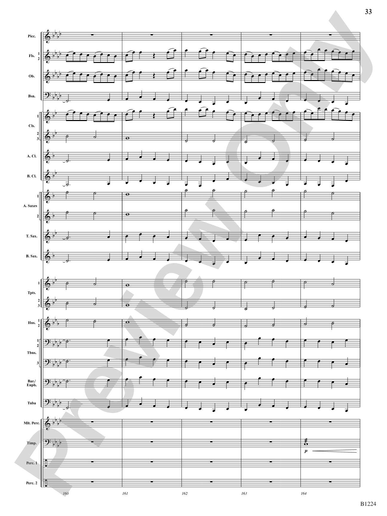 Dies Irae: Concert Band Conductor Score & Parts