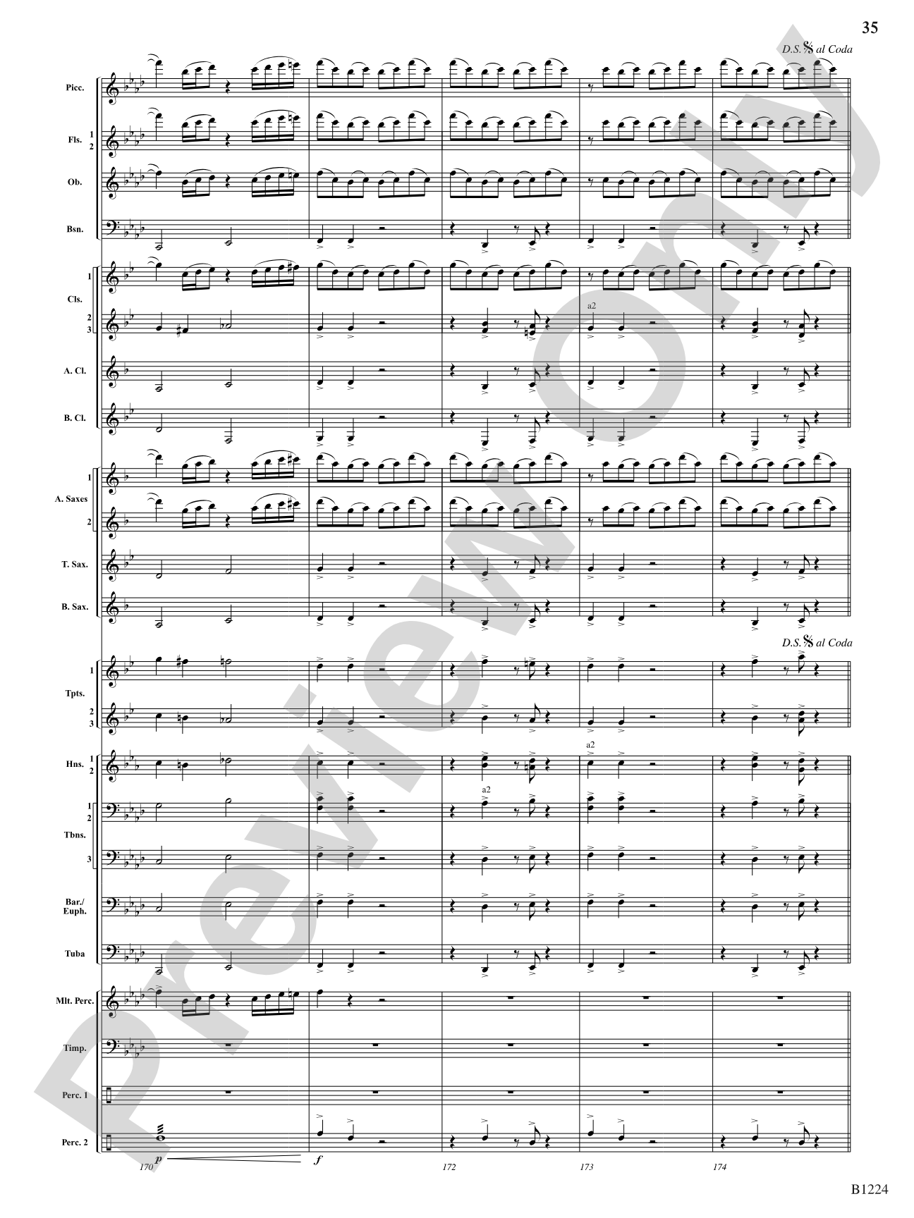 Dies Irae: Concert Band Conductor Score & Parts