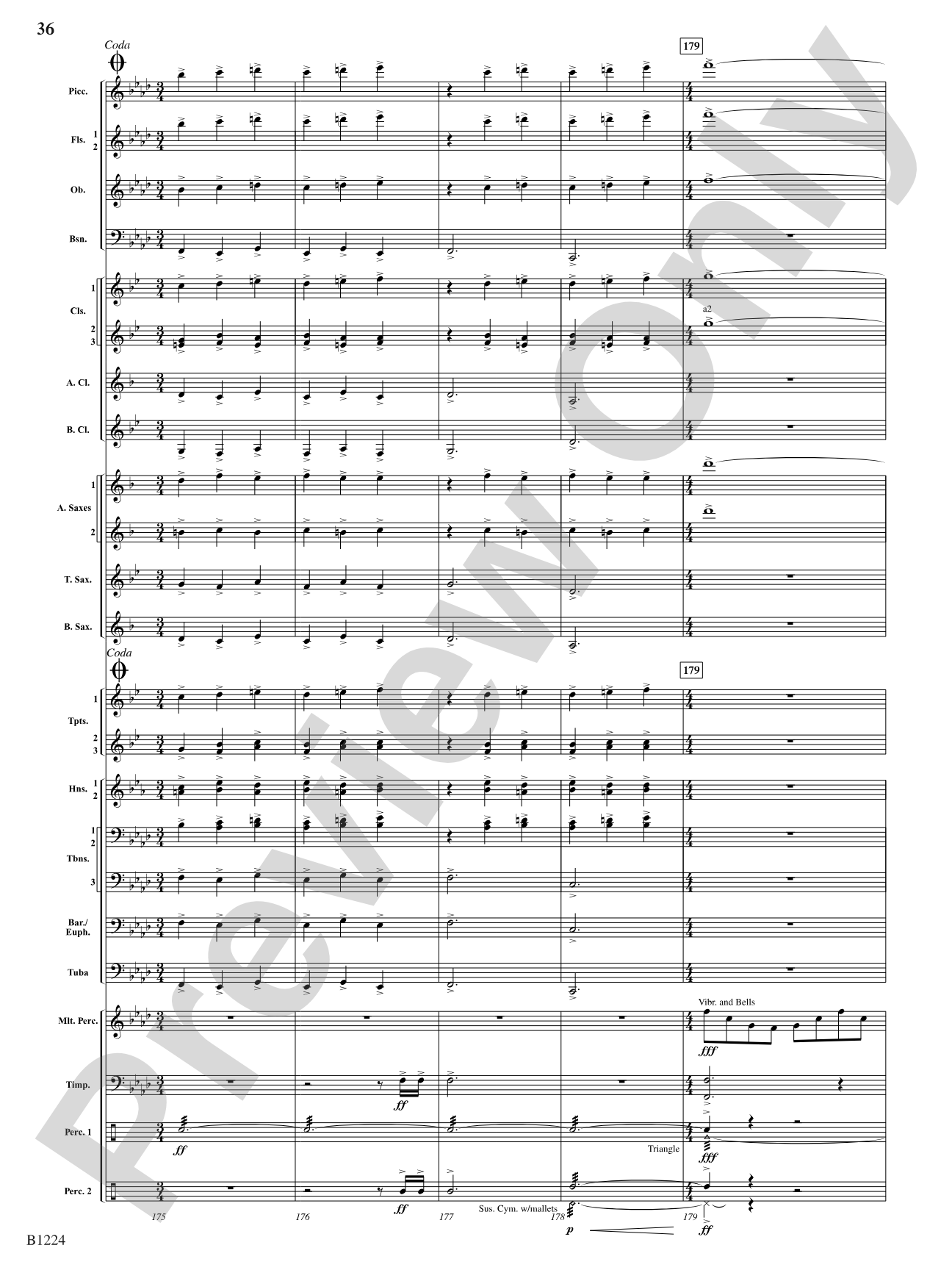 Dies Irae: Concert Band Conductor Score & Parts