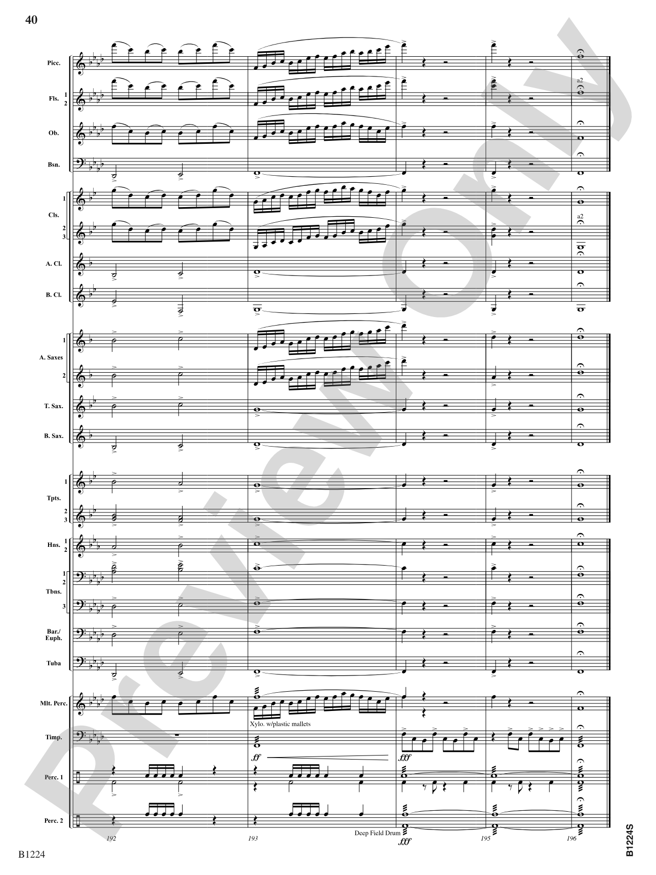 Dies Irae: Concert Band Conductor Score & Parts