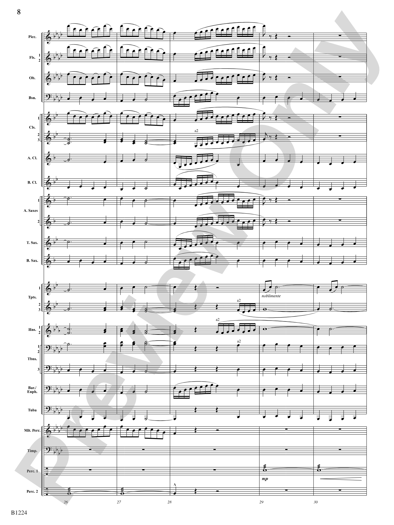 Dies Irae: Concert Band Conductor Score & Parts