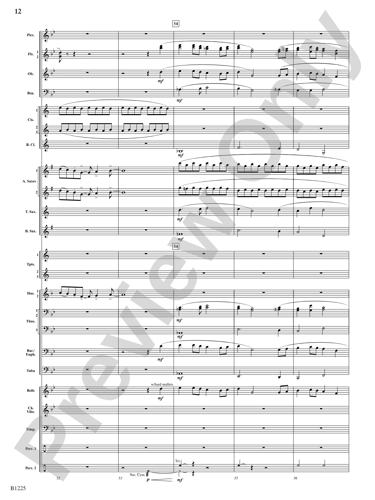 Among the Clouds: Concert Band Conductor Score & Parts