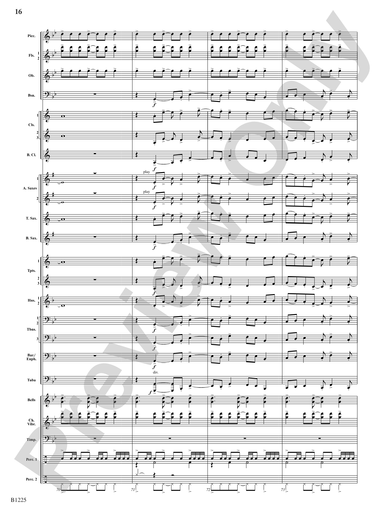 Among the Clouds: Concert Band Conductor Score & Parts