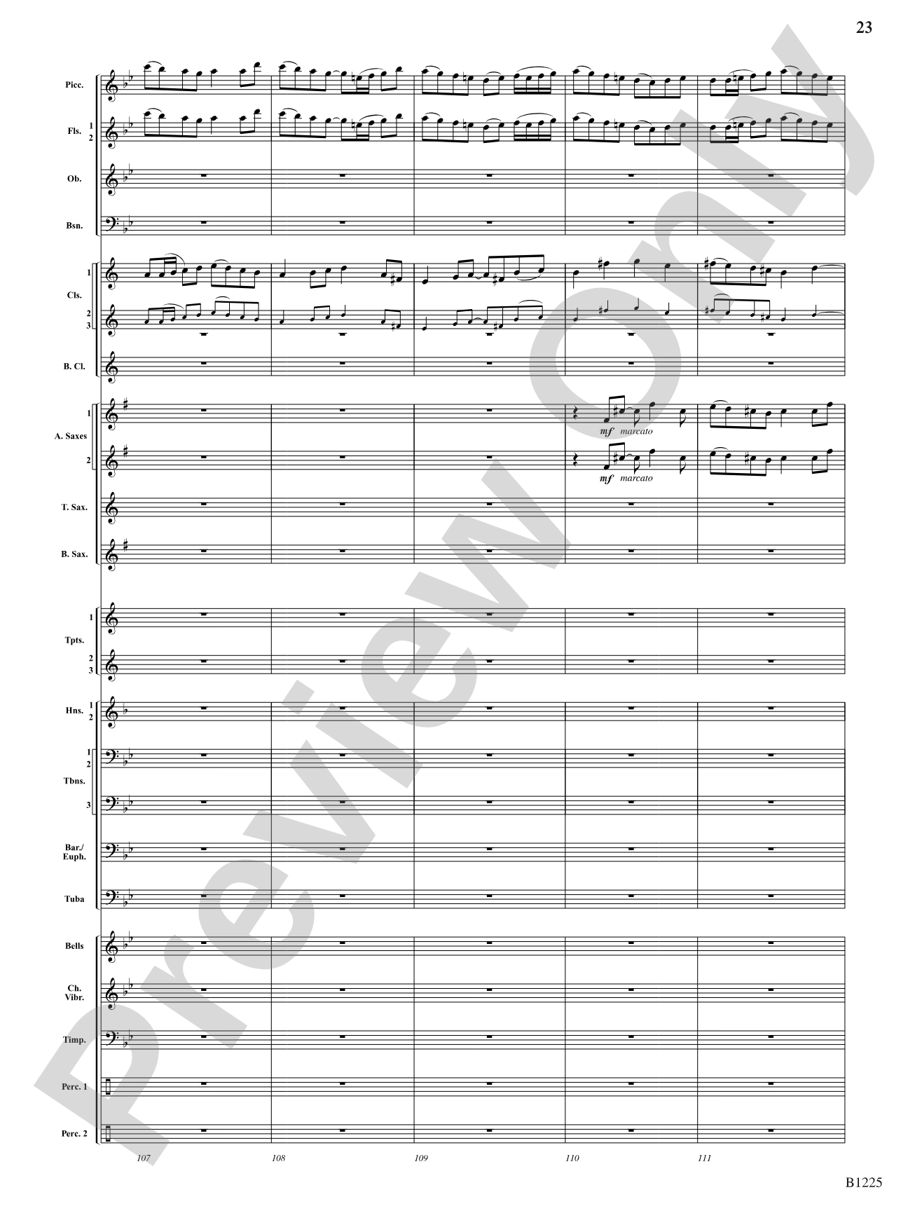 Among the Clouds: Concert Band Conductor Score & Parts