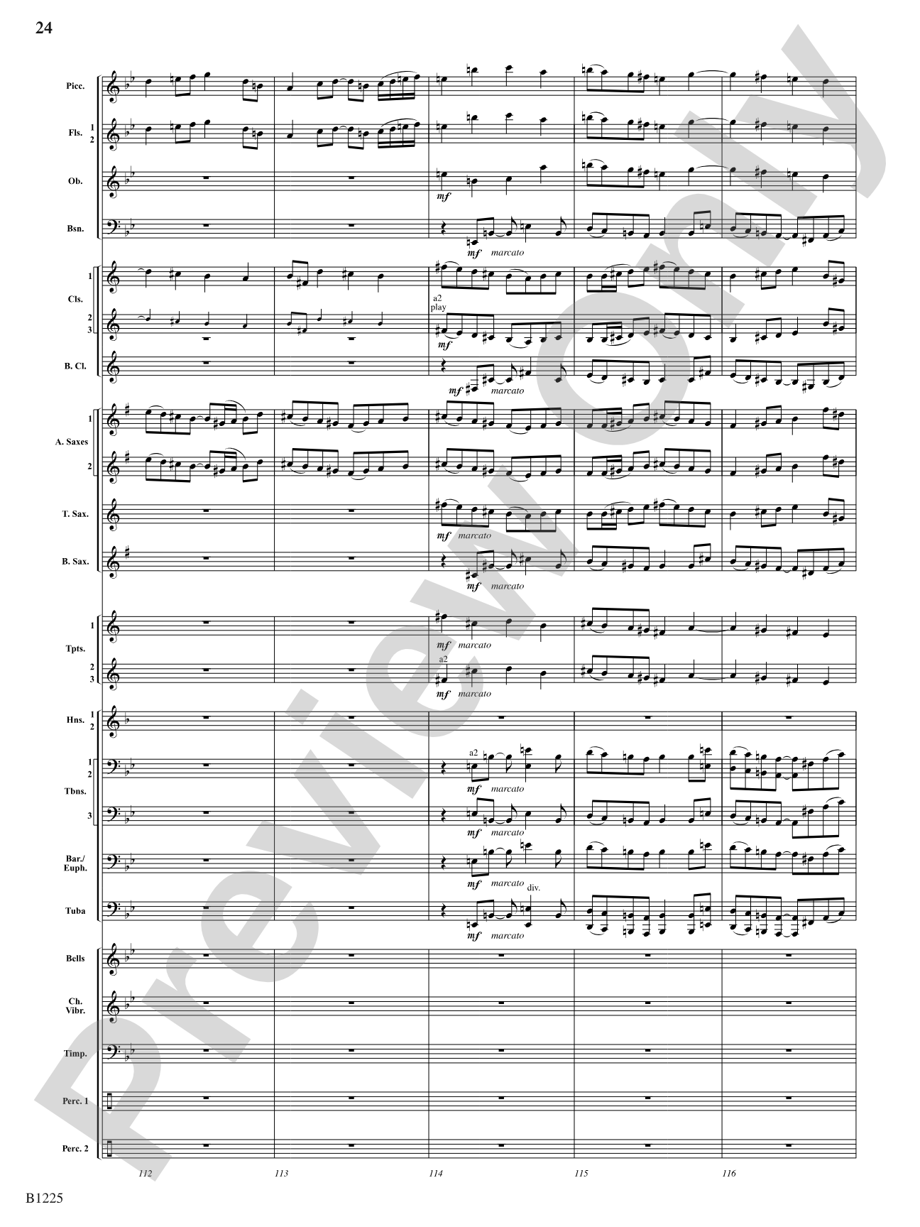Among the Clouds: Concert Band Conductor Score & Parts