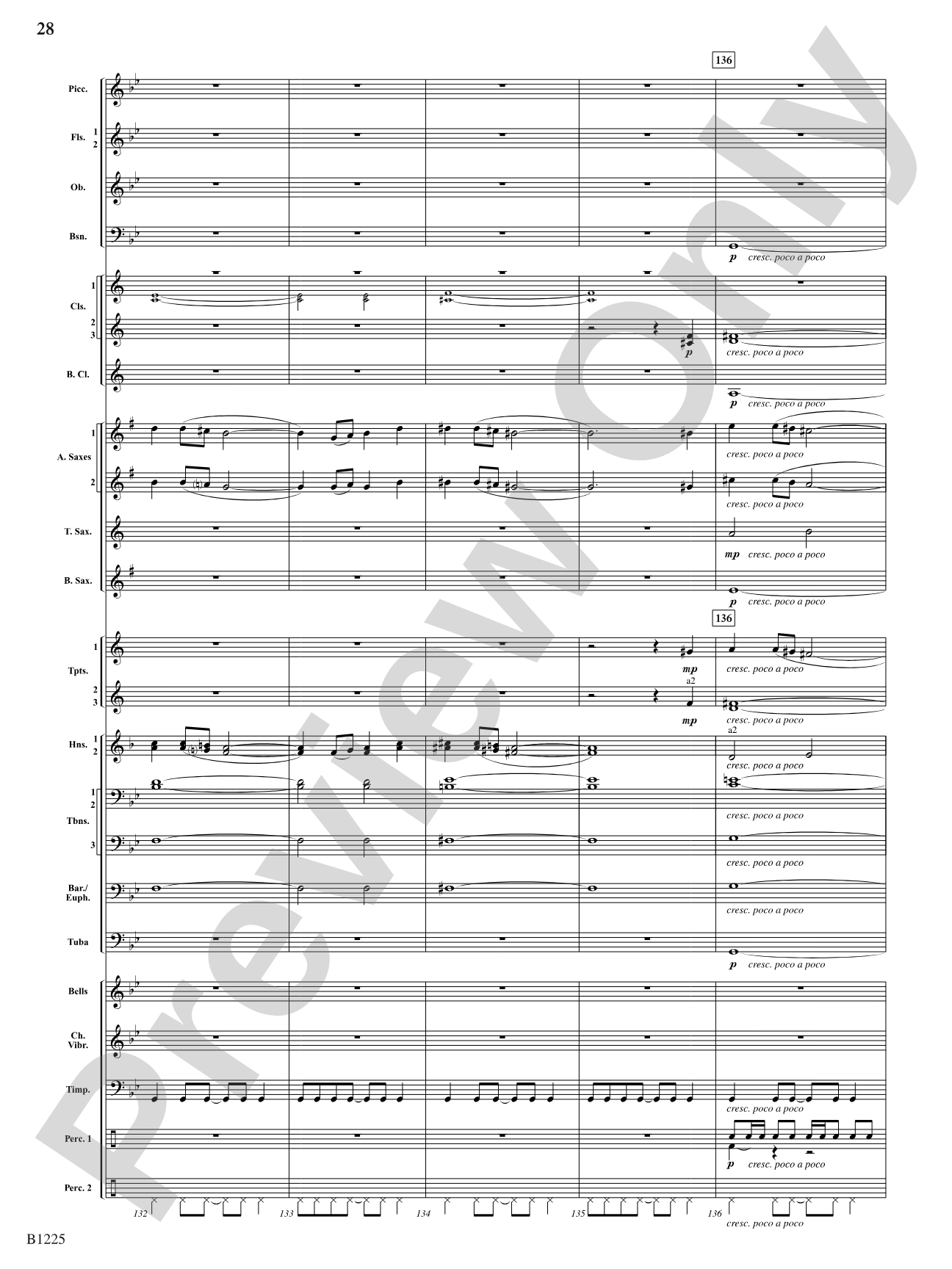 Among the Clouds: Concert Band Conductor Score & Parts