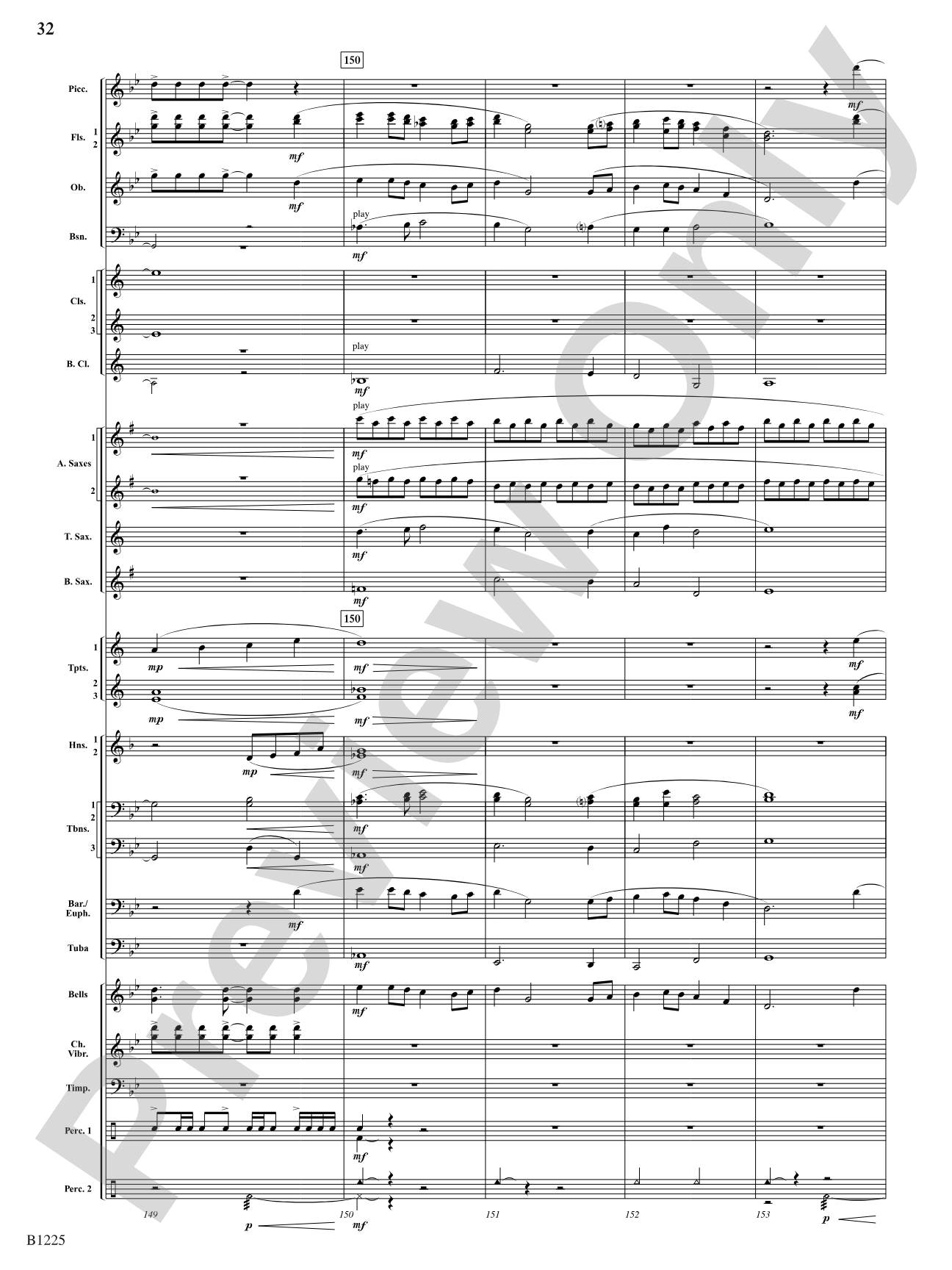 Among the Clouds: Concert Band Conductor Score & Parts