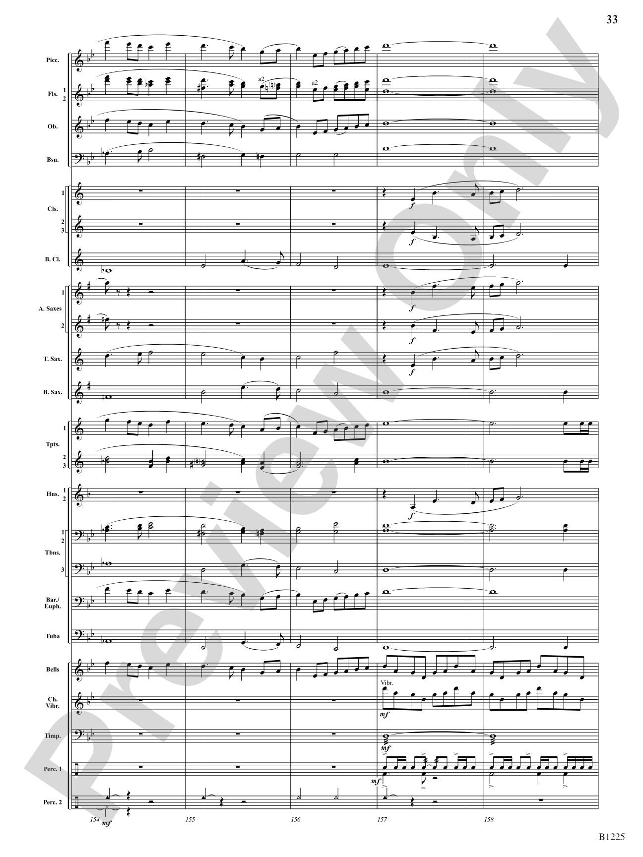 Among the Clouds: Concert Band Conductor Score & Parts