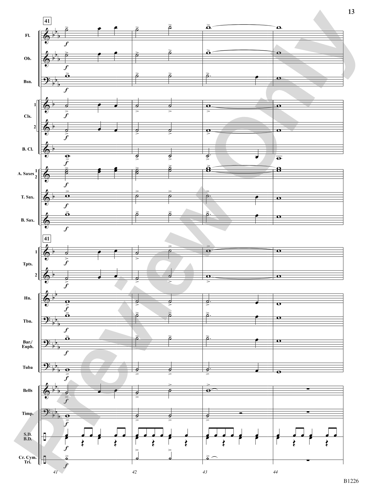Torch of Valor: Concert Band Conductor Score & Parts