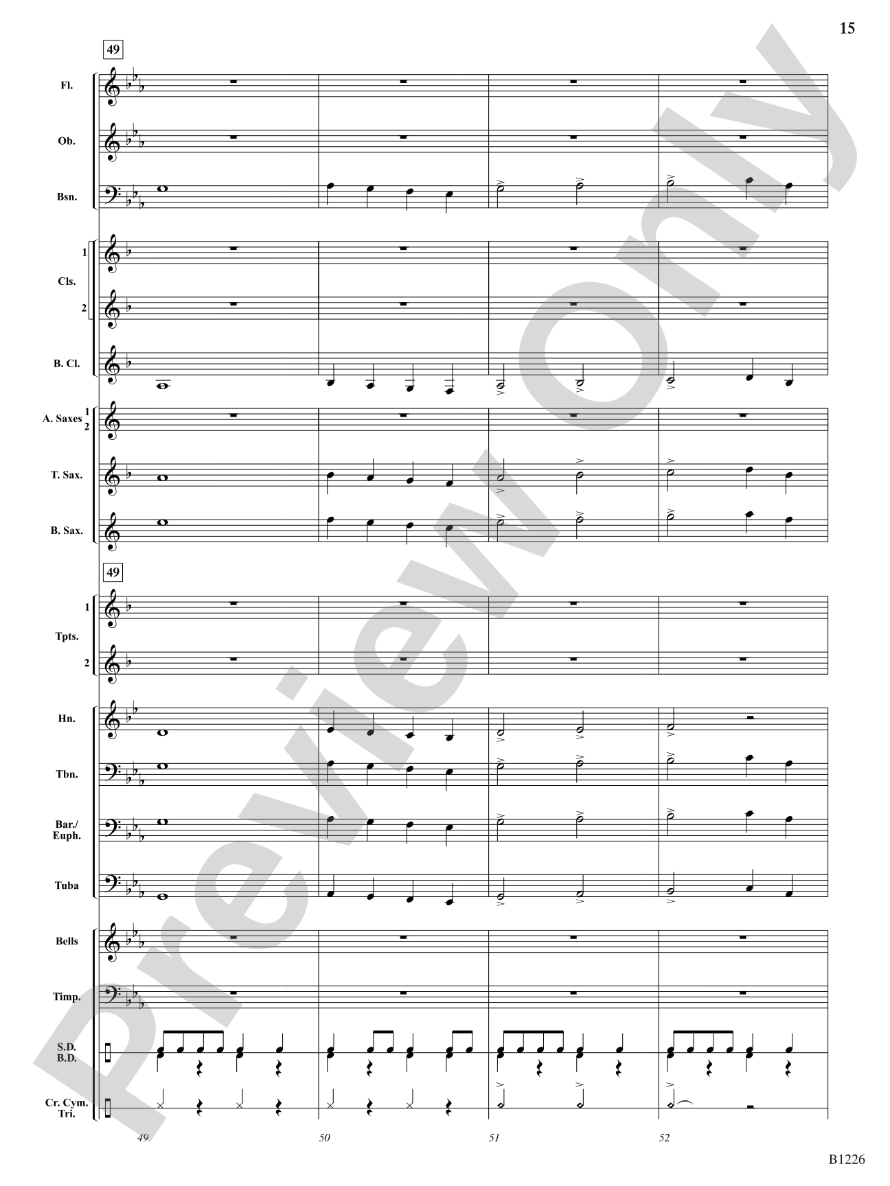 Torch of Valor: Concert Band Conductor Score & Parts